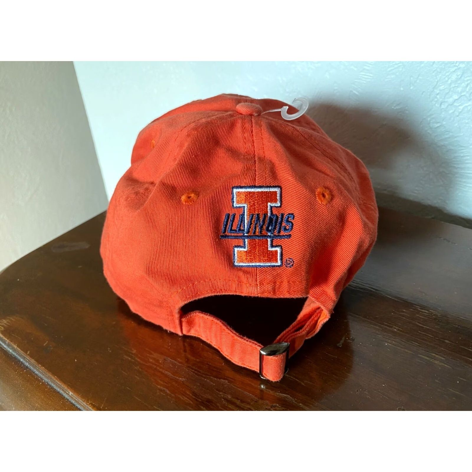 Vintage DEKALB Illinois Orange Fighting Illini Adjustable Cap Hat Basketball Strapback Size ONE SIZE - 3 Thumbnail