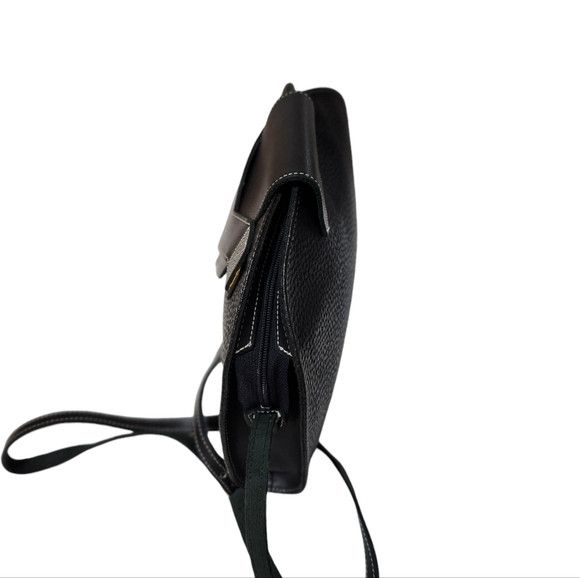 Vintage Paquetage leather women's black shoulder bag size OS black Size ONE SIZE - 4 Thumbnail