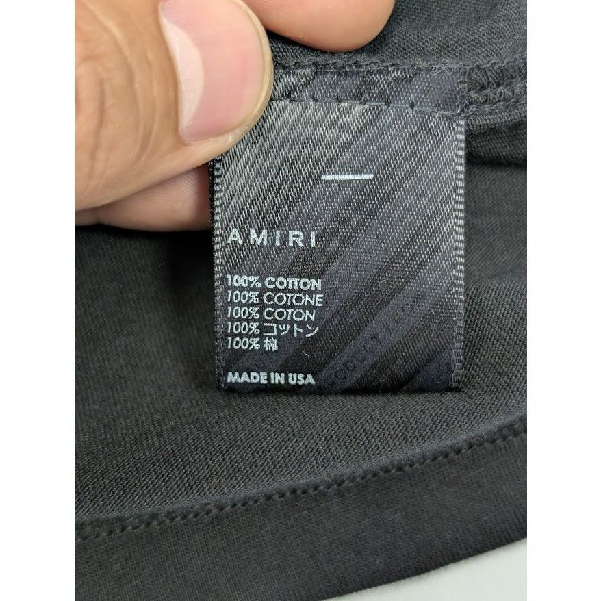 Amiri o1rshd1 Core Logo Tee T-Shirt in Black Size US S / EU 44-46 / 1 - 9 Thumbnail