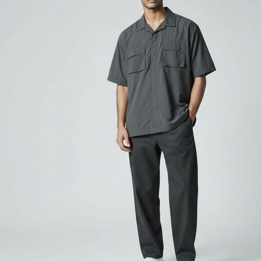 Issey Miyake GU big pocket parachute button ups shirt boxy fit Size US L / EU 52-54 / 3 - 2 Thumbnail
