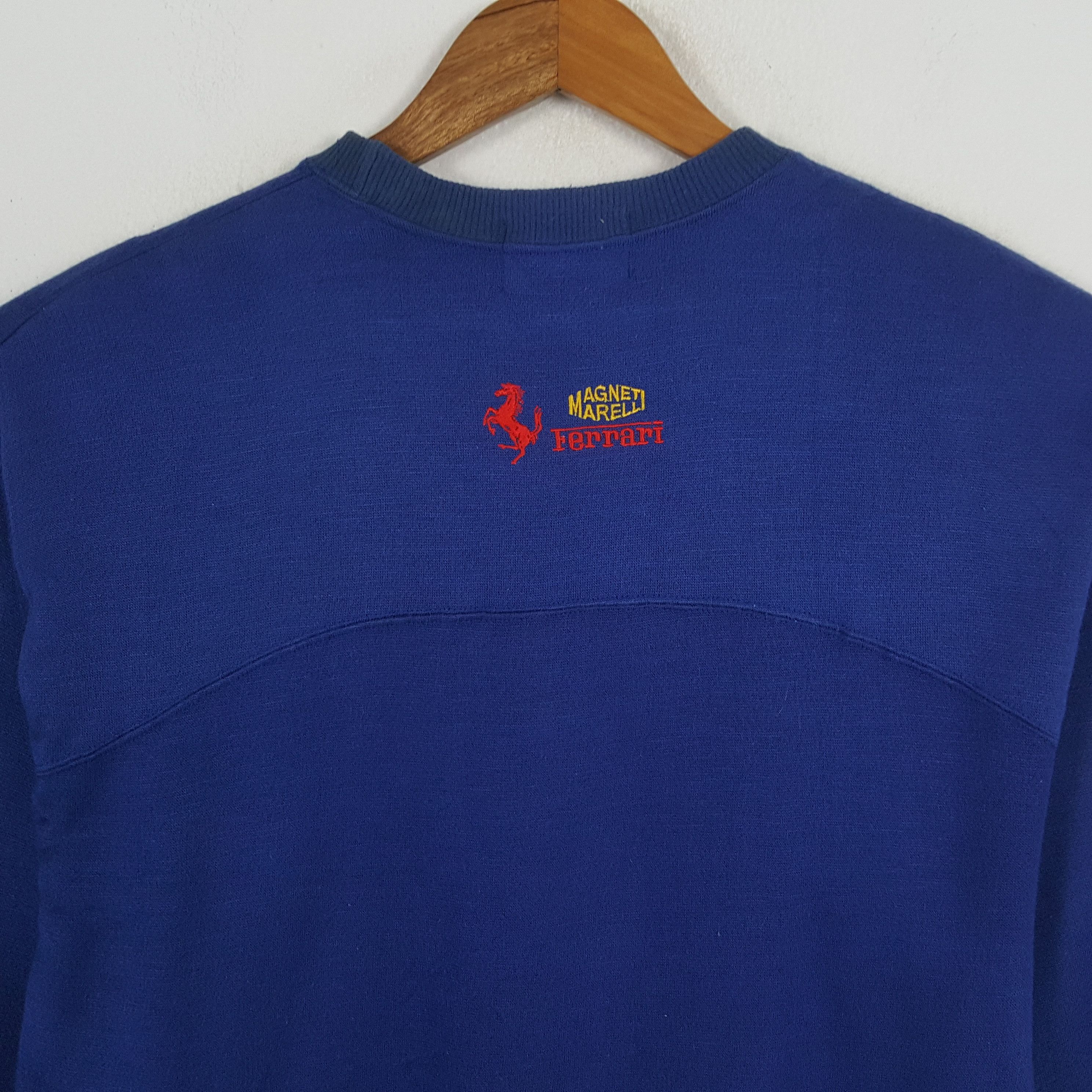 Ferrari × Vintage Vintage FERRARI MAGNETI MARELLI Formula One Sweatshirts Size US M / EU 48-50 / 2 - 4 Thumbnail