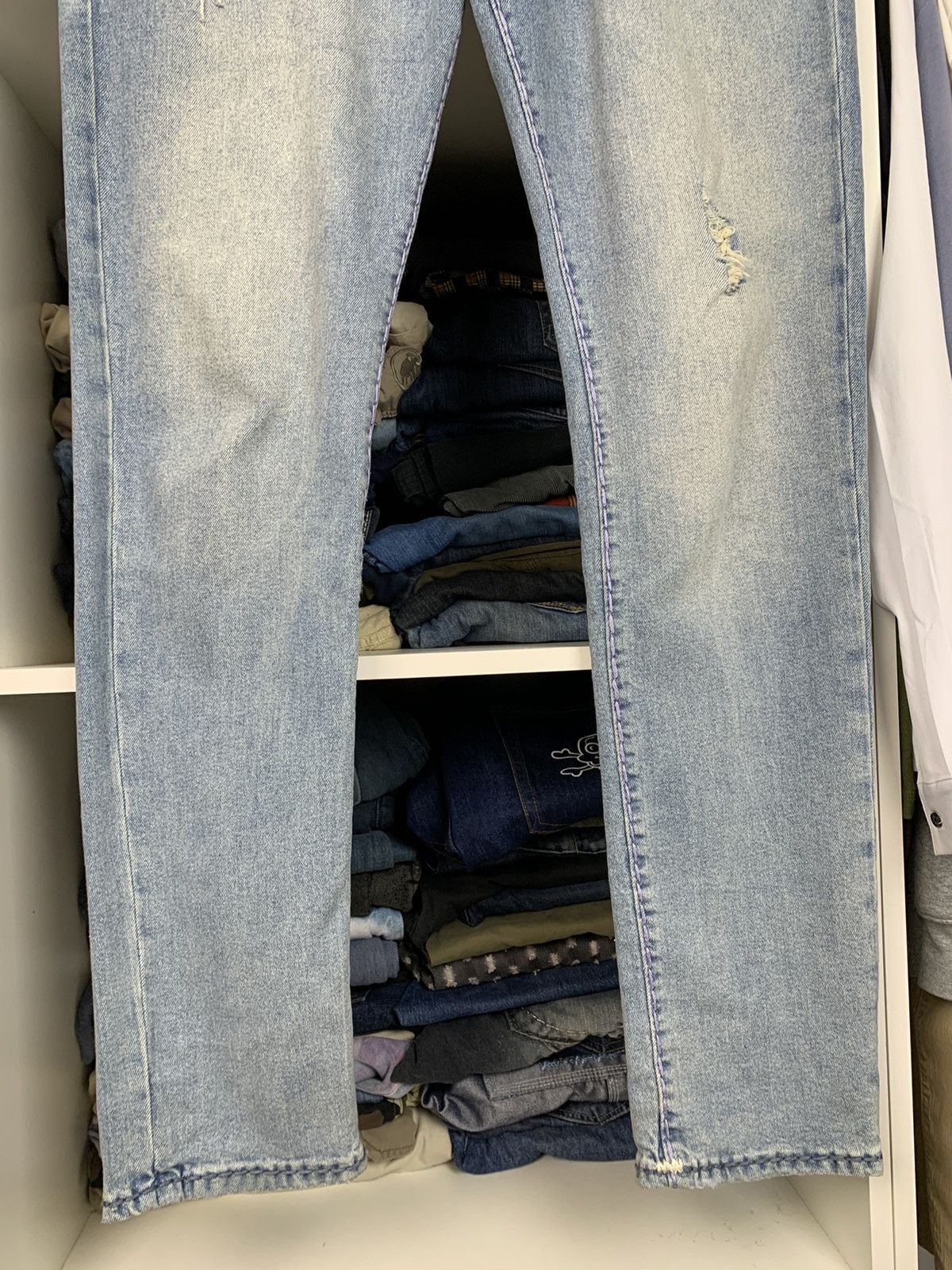 True Religion Rocco Relaxed Skinny Distressed Denim Jeans