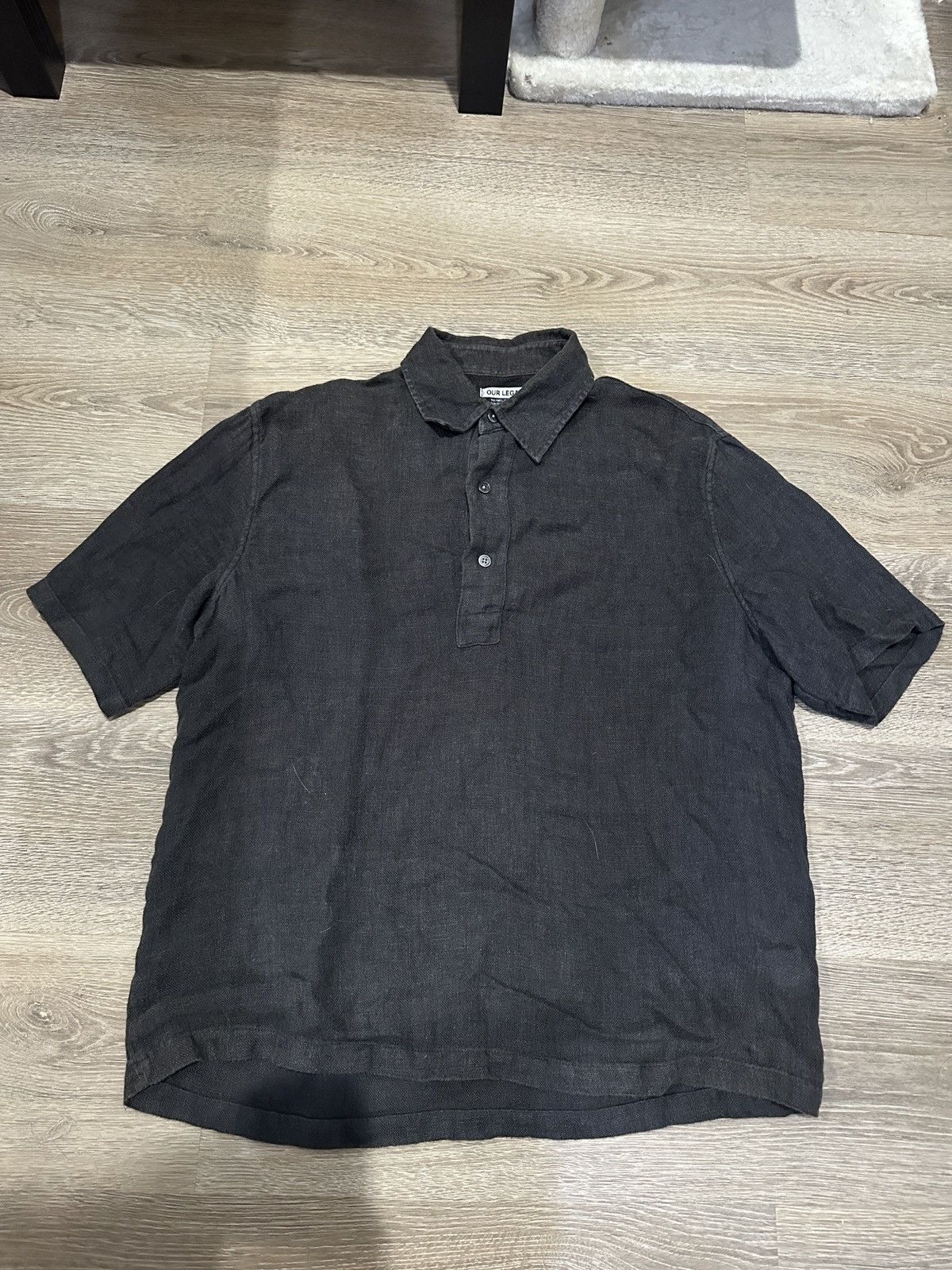 Our Legacy Our Legacy Linen Piquet Mudd Rough Sack Size US S / EU 44-46 / 1 - 1 Thumbnail