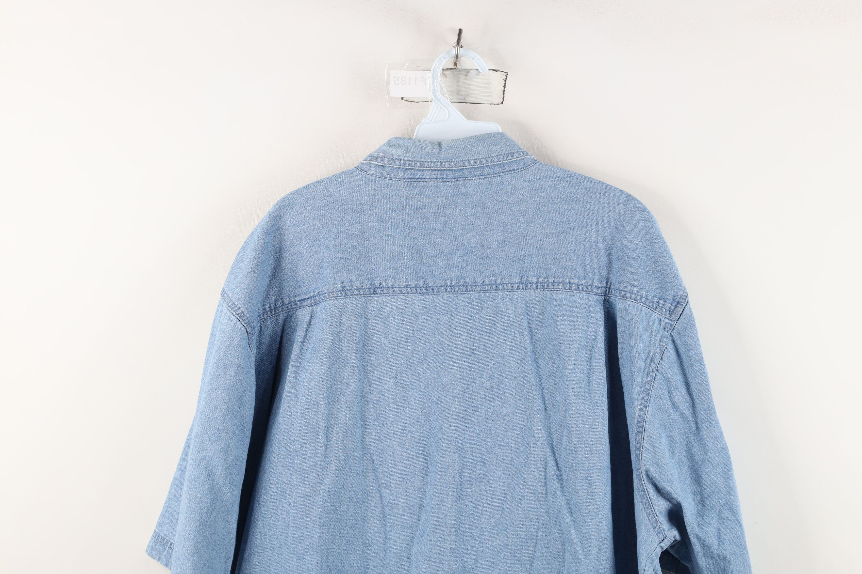 Vintage Vintage 90s Streetwear Short Sleeve Collared Button Shirt Size US XXL / EU 58 / 5 - 11 Thumbnail