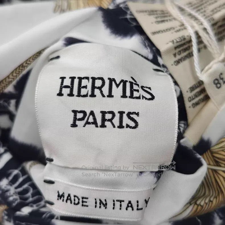 Hermes Hermes White Rope Pattern Zip-Up Jacket Size XS / US 0-2 / IT 36-38 - 5 Thumbnail