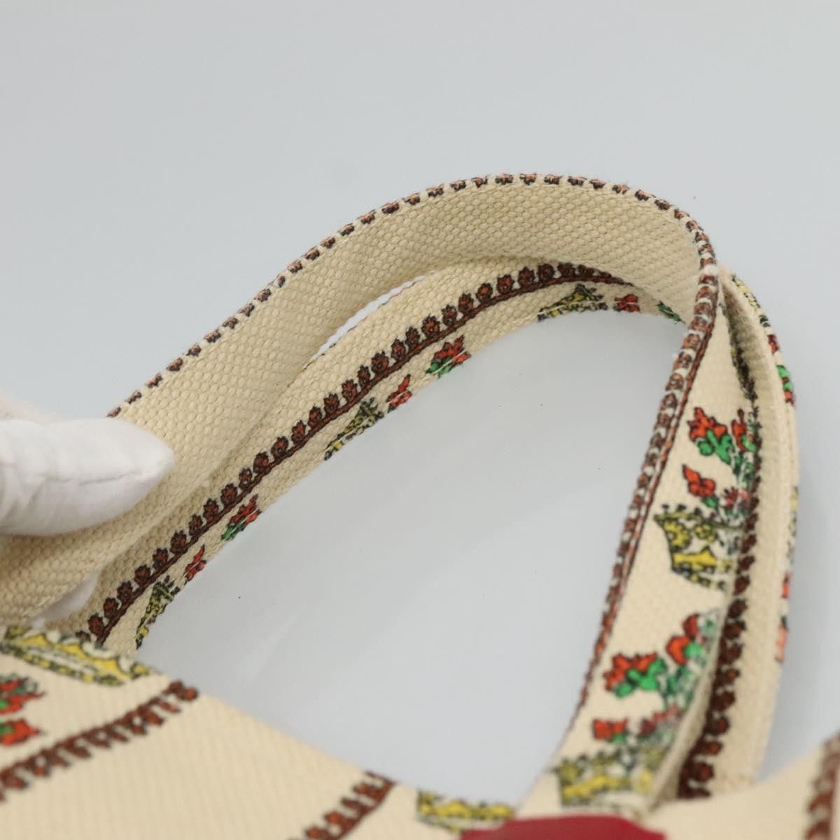 Gucci GUCCI GUCCI Garden Boutique Tote Bag Canvas Beige Size ONE SIZE - 8 Thumbnail