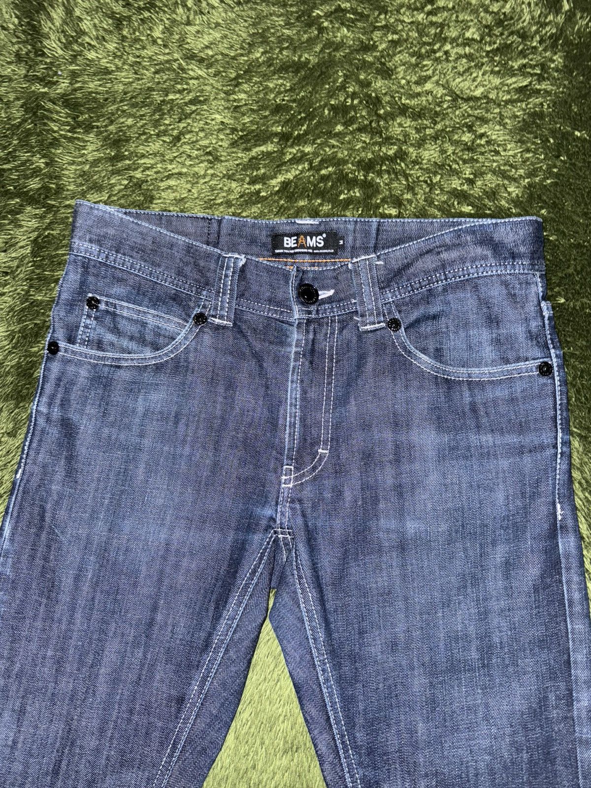 Beams Japan [M] BEAMS JAPAN Zip Pocket Detail Denim Pants Indigo Size US 32 / EU 48 - 6 Thumbnail