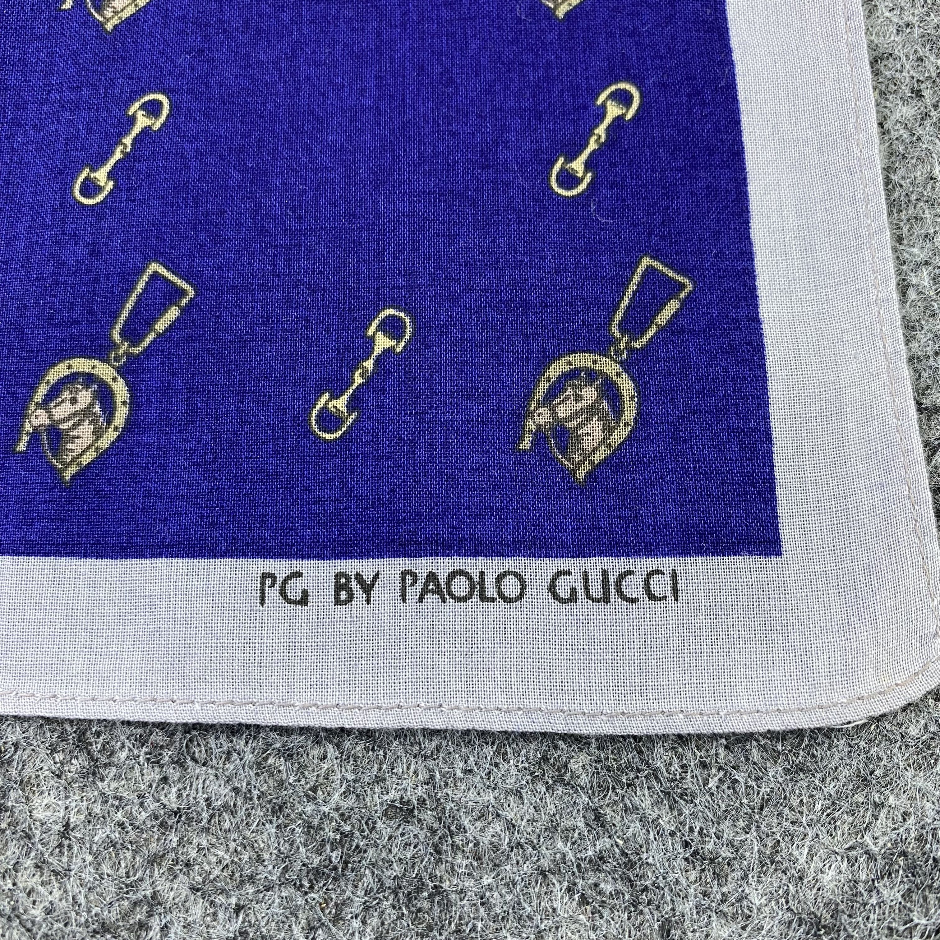 Paolo Gucci Paolo Gucci Handkerchief / Bandana / Neckerchief-B1492 Size ONE SIZE - 7 Thumbnail