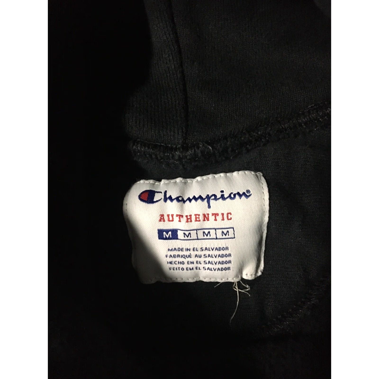 Champion VINTAGE Champion Kathys Pub Spellout Hoodie M Black 90s Bar Pub Grunge USA Mens Size M Shirt? Size US M / EU 48-50 / 2 - 7 Thumbnail