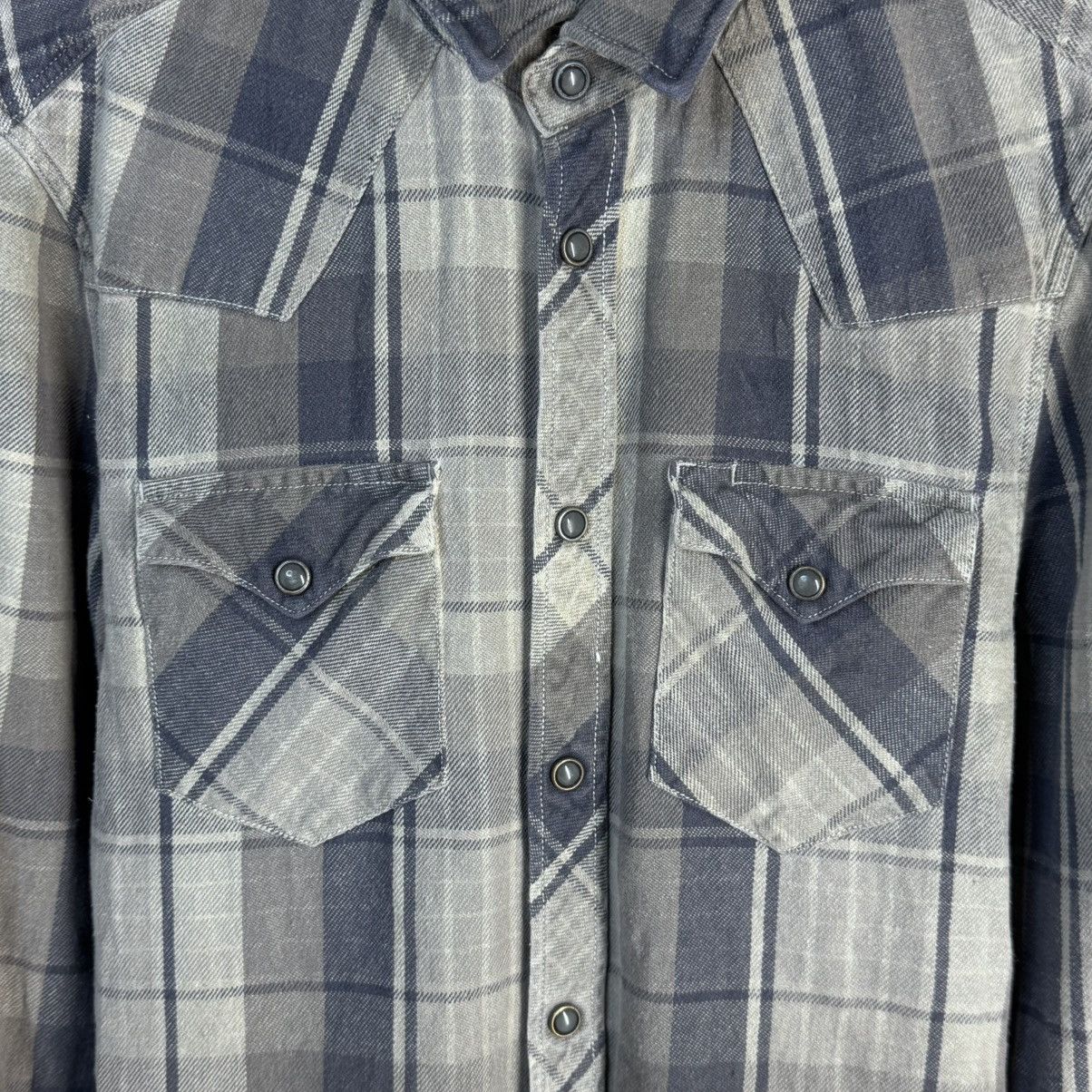 Allsaints Vintage allsaints shirt Checkered pocket y2k Size US M / EU 48-50 / 2 - 4 Thumbnail