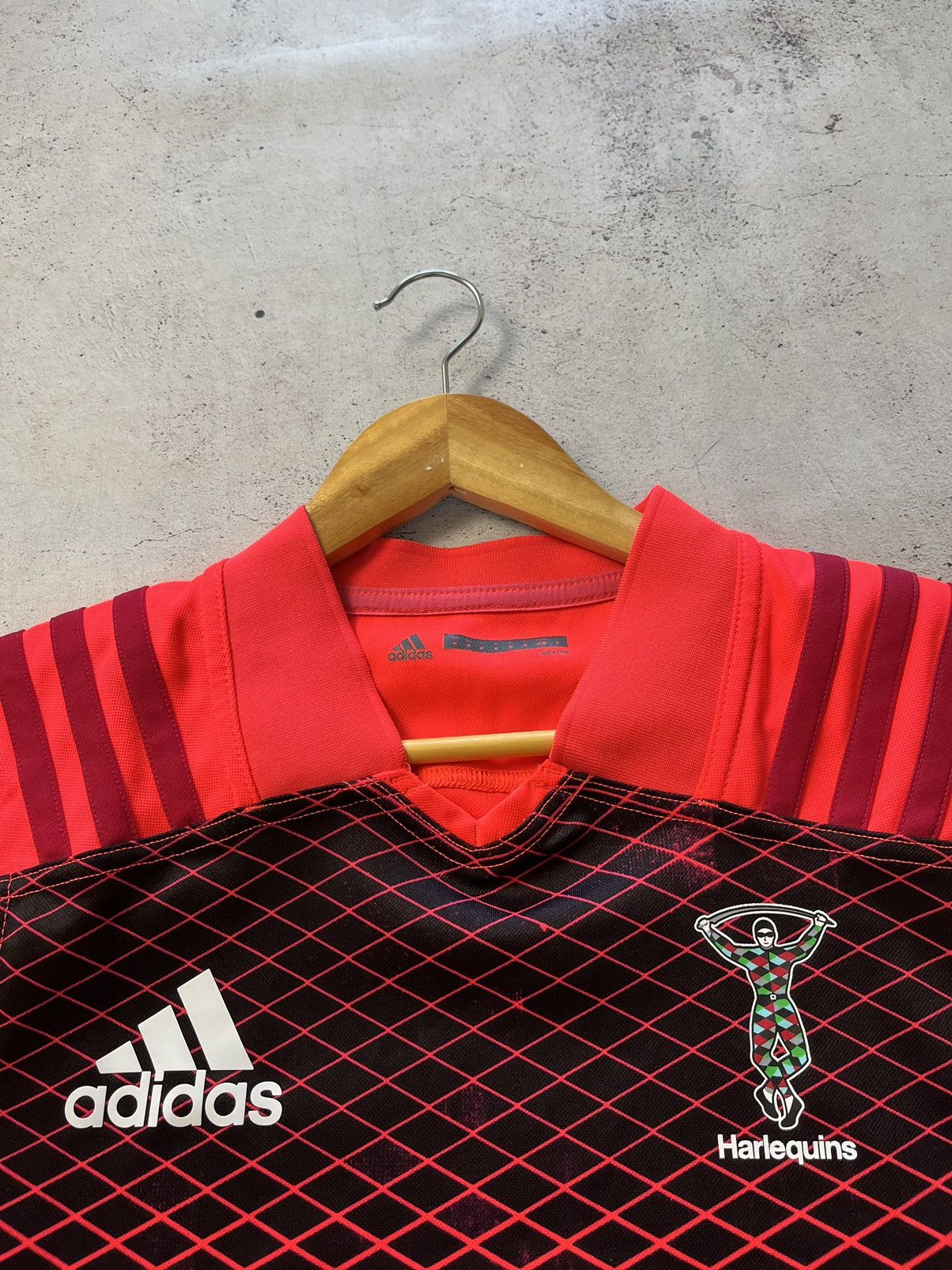 Adidas adidas HARLEQUINS Soccer Jersey Training Rugby Shirt 2017/18 Size US M / EU 48-50 / 2 - 3 Thumbnail