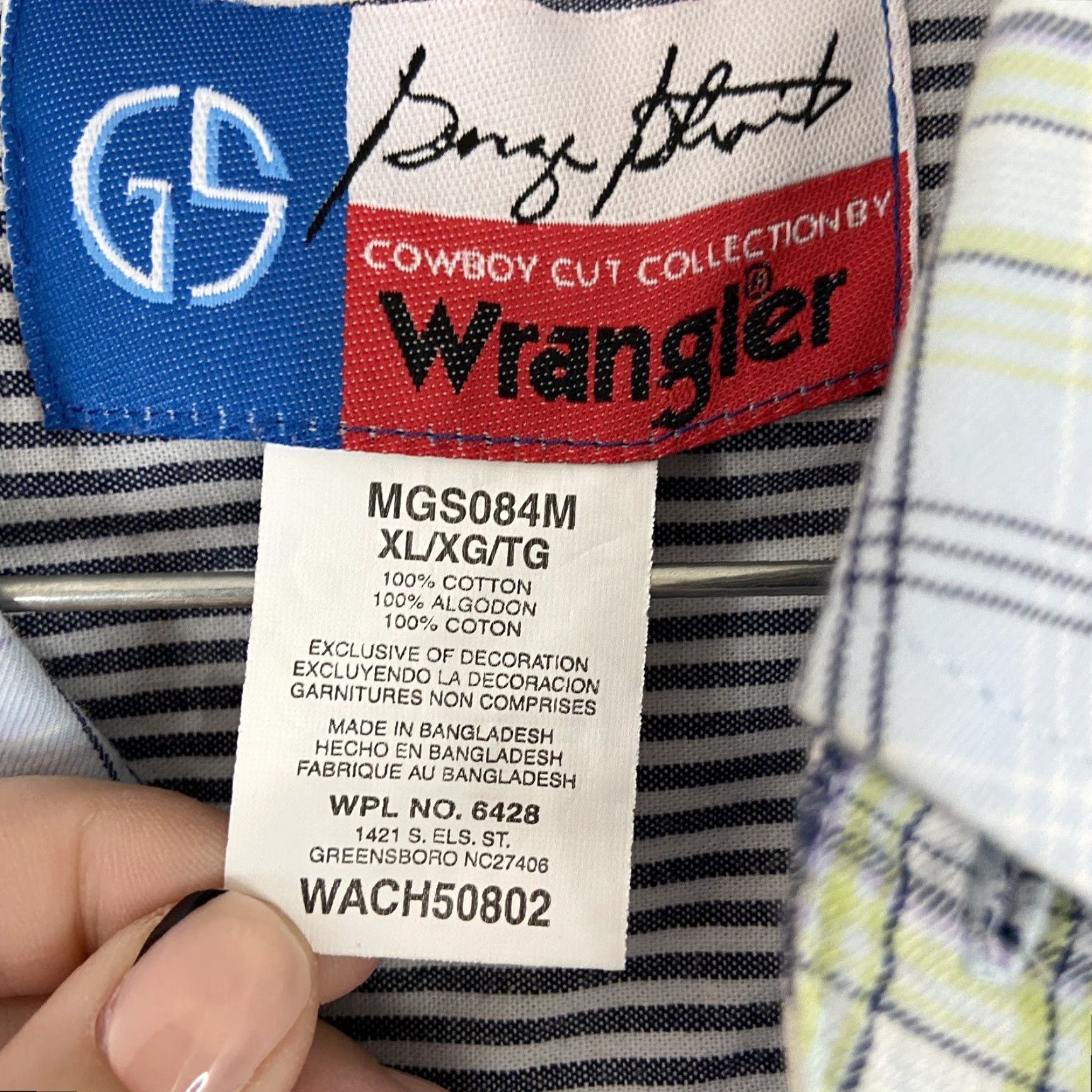 Wrangler Wrangler George Strait Cowboy Cut Shirt Men XL Multicolor Plaid Button-Up Size US XL / EU 56 / 4 - 6 Thumbnail