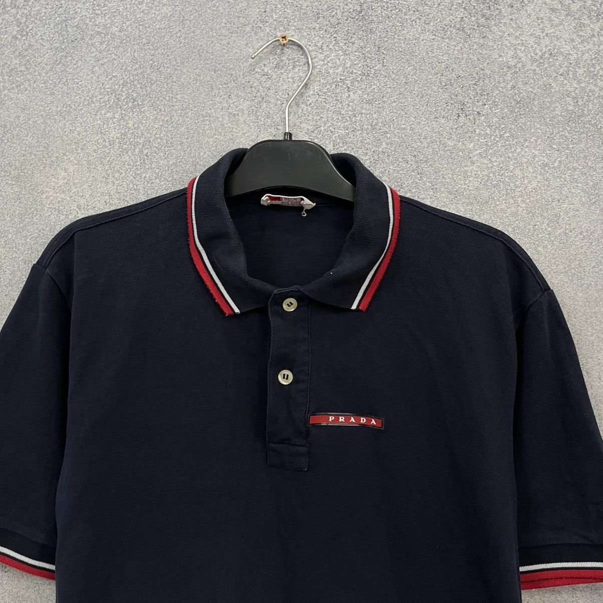 Prada Prada Polo T-Shirt Red Tab Size US M / EU 48-50 / 2 - 4 Thumbnail
