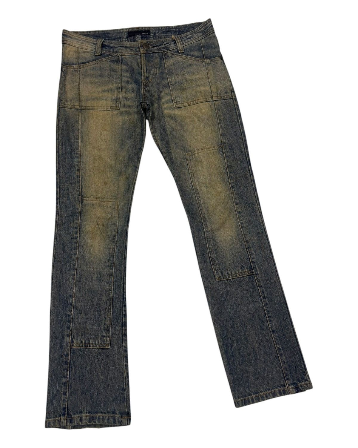 If Six Was Nine Vintage Japanese Kinky Style Mud Wash Jeans Oops West Point Size 32" / US 10 / IT 46 - 3 Thumbnail