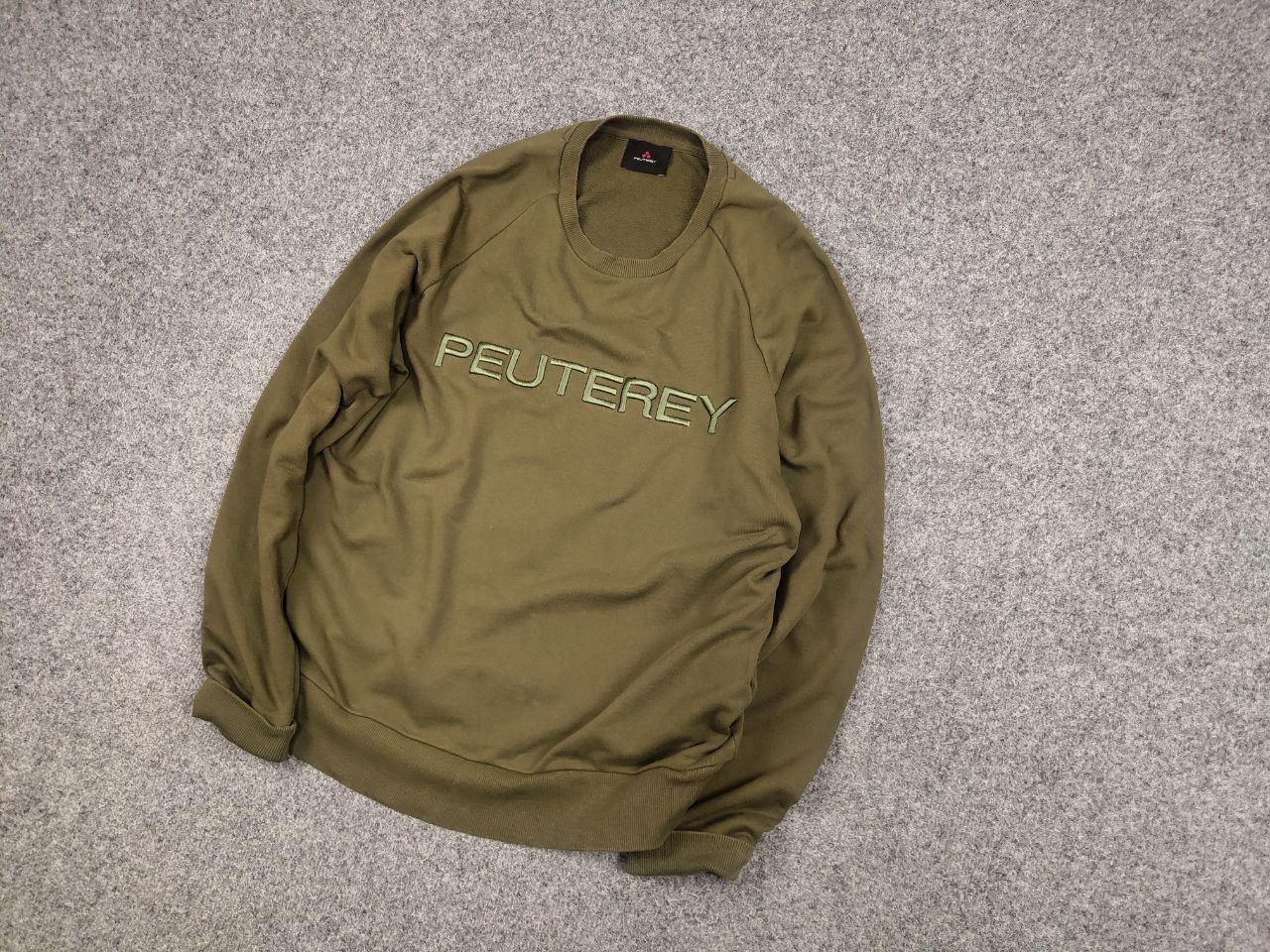 Peuterey Peuterey Embroidered logo Designer Crew Chek Sweatshirt Size US XL / EU 56 / 4 - 3 Thumbnail