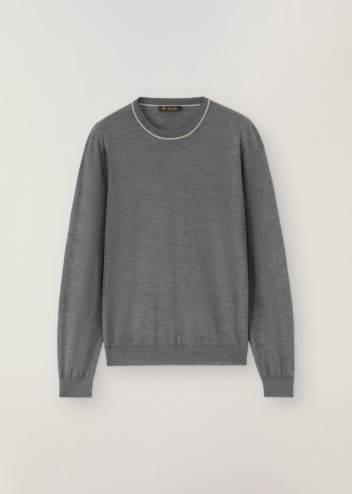 o1loc1c0124 Roundneck Sweater in Gray