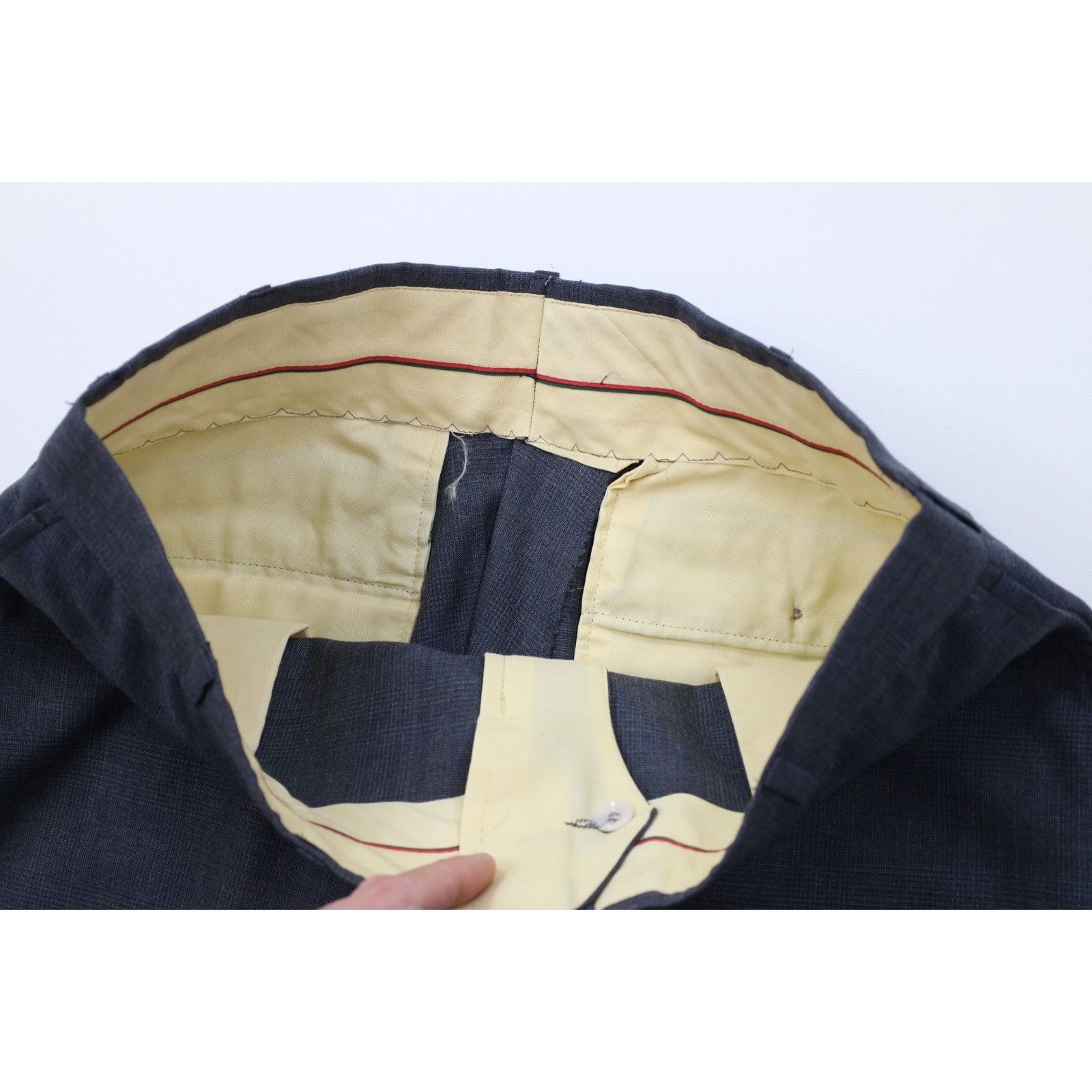 Vintage Vintage 70s Streetwear 2 Piece Wool Suit Rainbow Plaid Size 40R - 16 Thumbnail