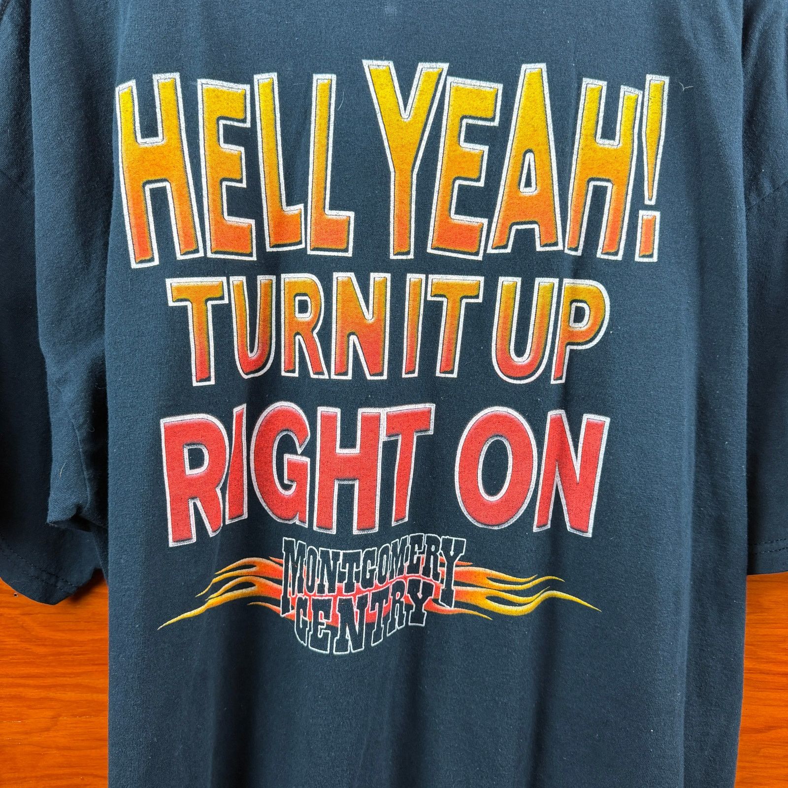 Gildan Montgomery Gentry Shirt Hell Yeah Turnit Up Right On XXL Size US XXL / EU 58 / 5 - 5 Thumbnail