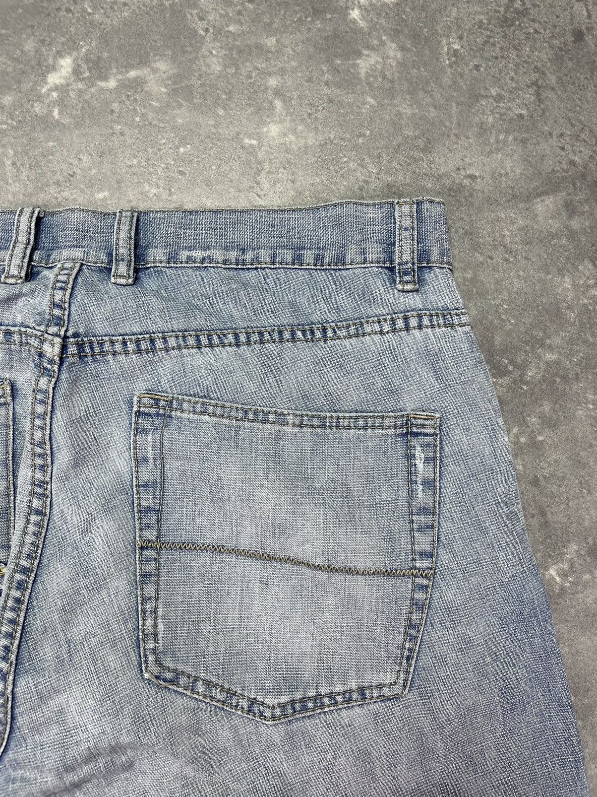 Pelle Pelle Pelle Pelle Big Patch Logo Lightweight Baggy Denim Jeans 36 Size US 36 / EU 52 - 16 Thumbnail