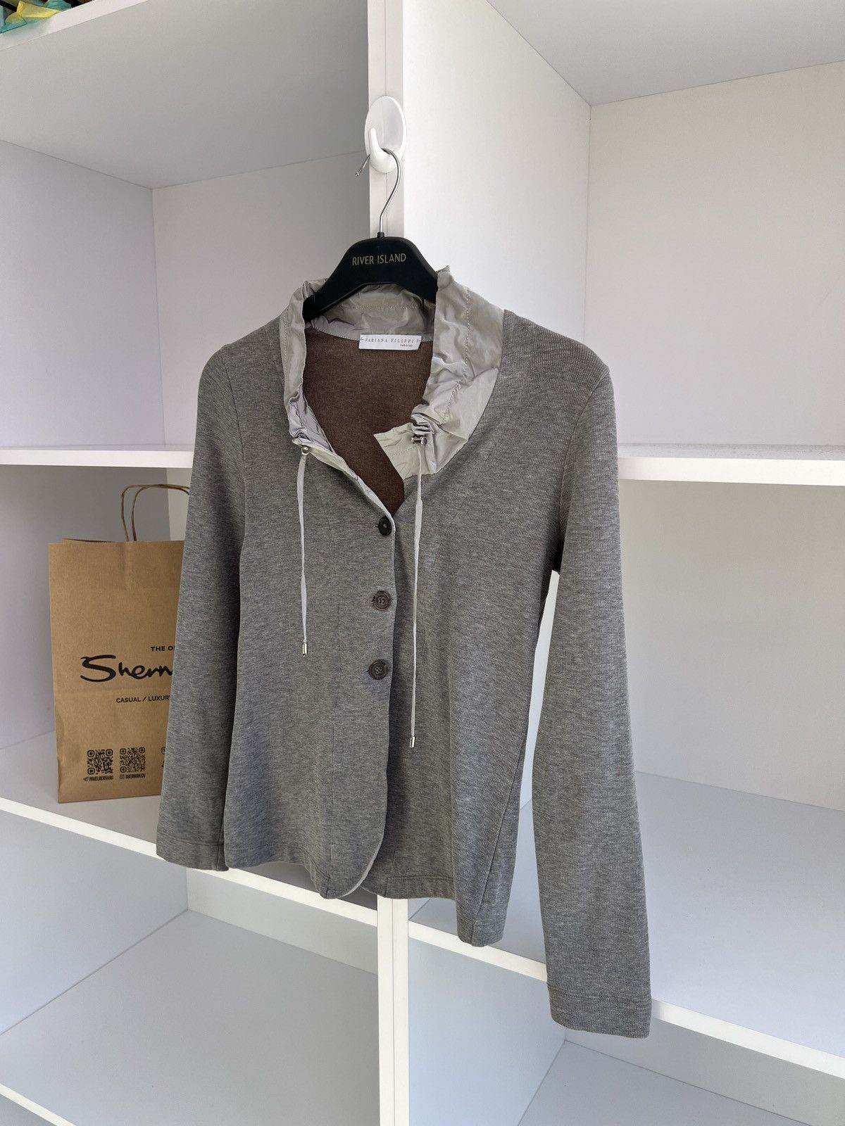 Designer × Fabiana Filippi × Vintage Vintage Fabiana Filippi Women's cardigan Size M / US 6-8 / IT 42-44 - 8 Thumbnail
