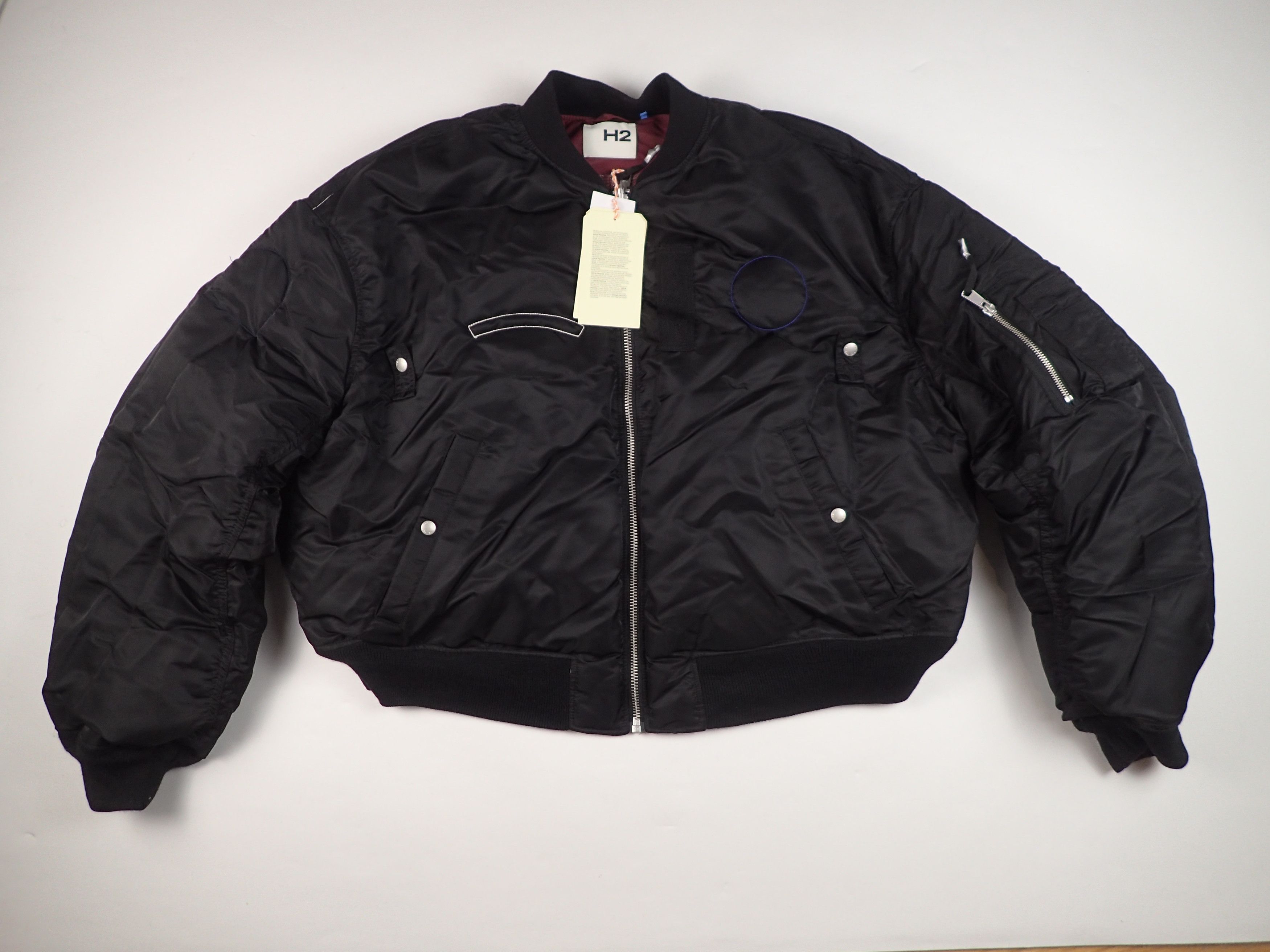 Heron Preston H2 Heron Preston X H&M Reversible Flight Bomber Jacket Size US XL / EU 56 / 4 - 5 Thumbnail