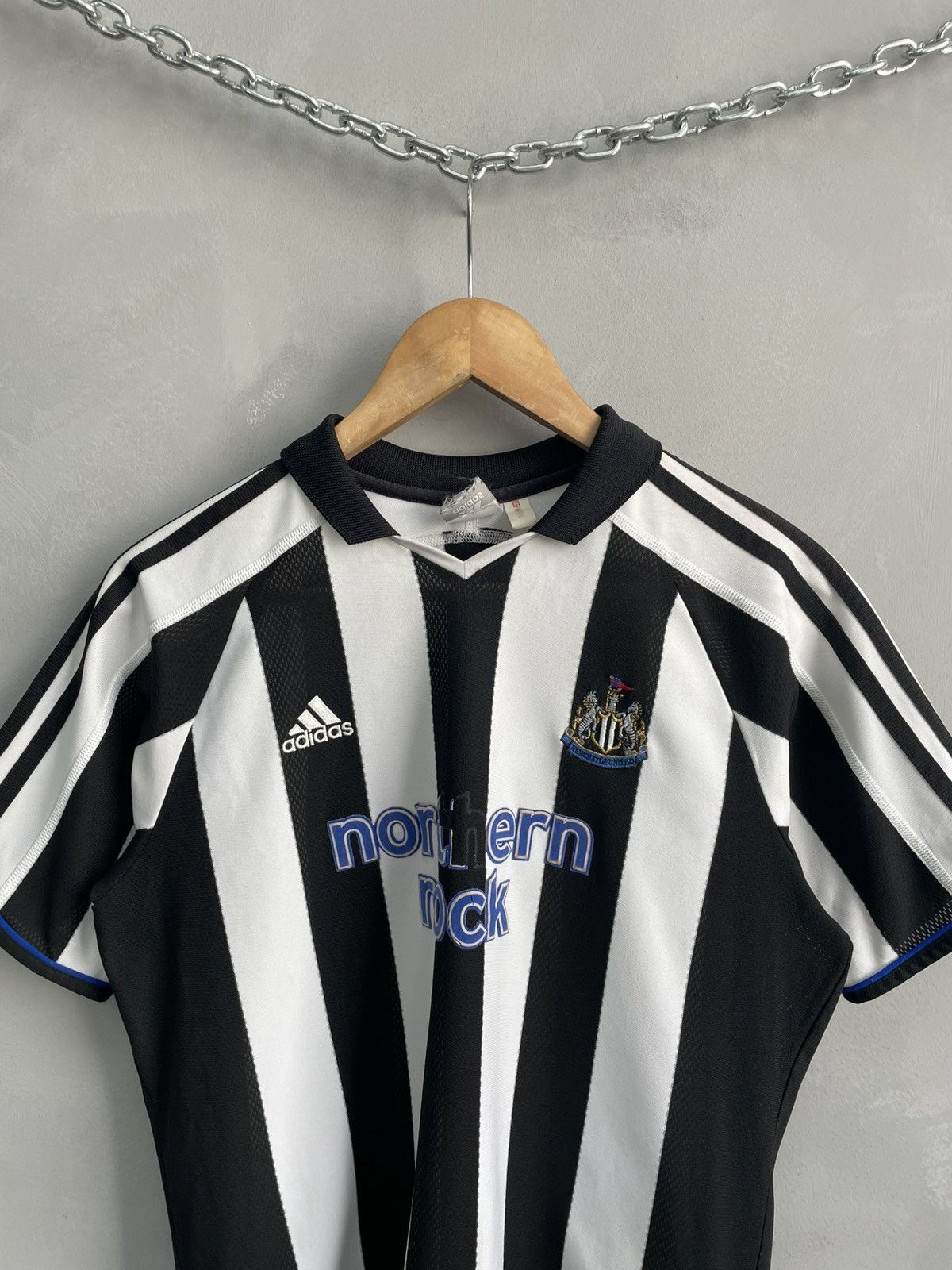 Adidas Rare soccer jersey New castle adidas y2k blokecore 2002 Size US S / EU 44-46 / 1 - 3 Thumbnail