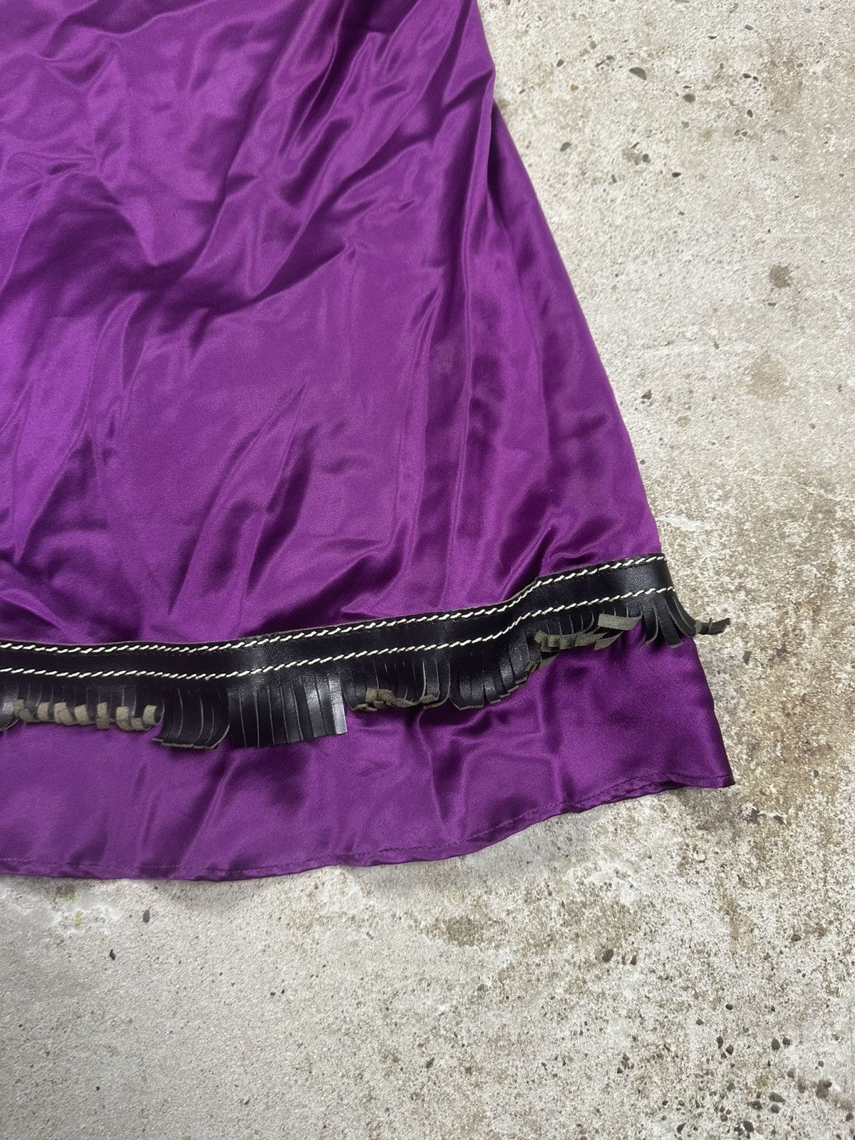 Dsquared2 Dsquared2 FW 2005 Runway Silk Purple Dress Chains Size M / US 6-8 / IT 42-44 - 5 Thumbnail