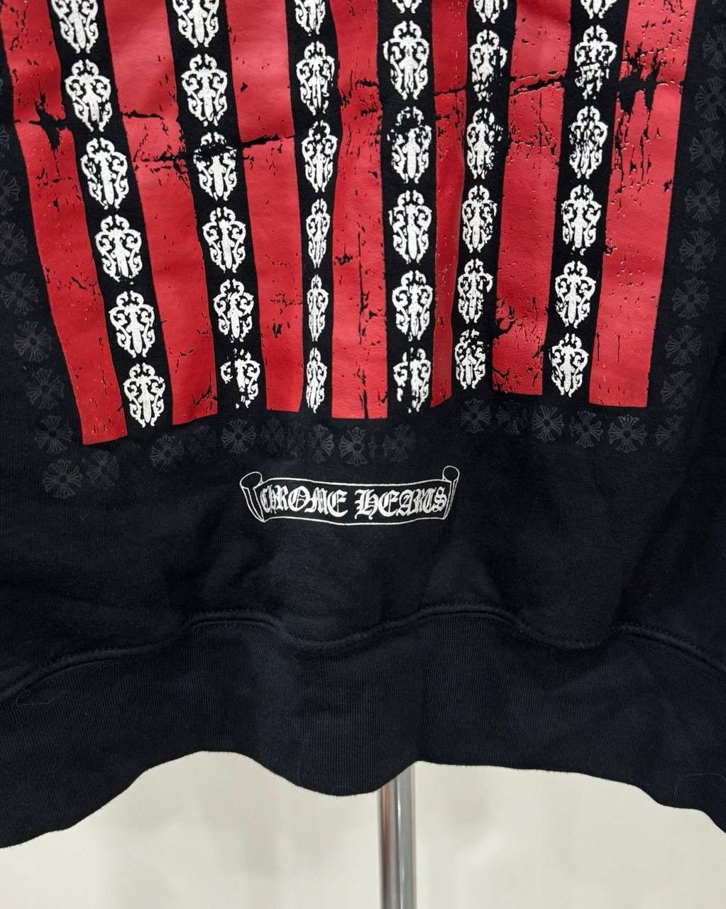 Chrome Hearts Chrome Hearts Flag Limited Edition Waffle Glue Hoodie Size US L / EU 52-54 / 3 - 3 Thumbnail
