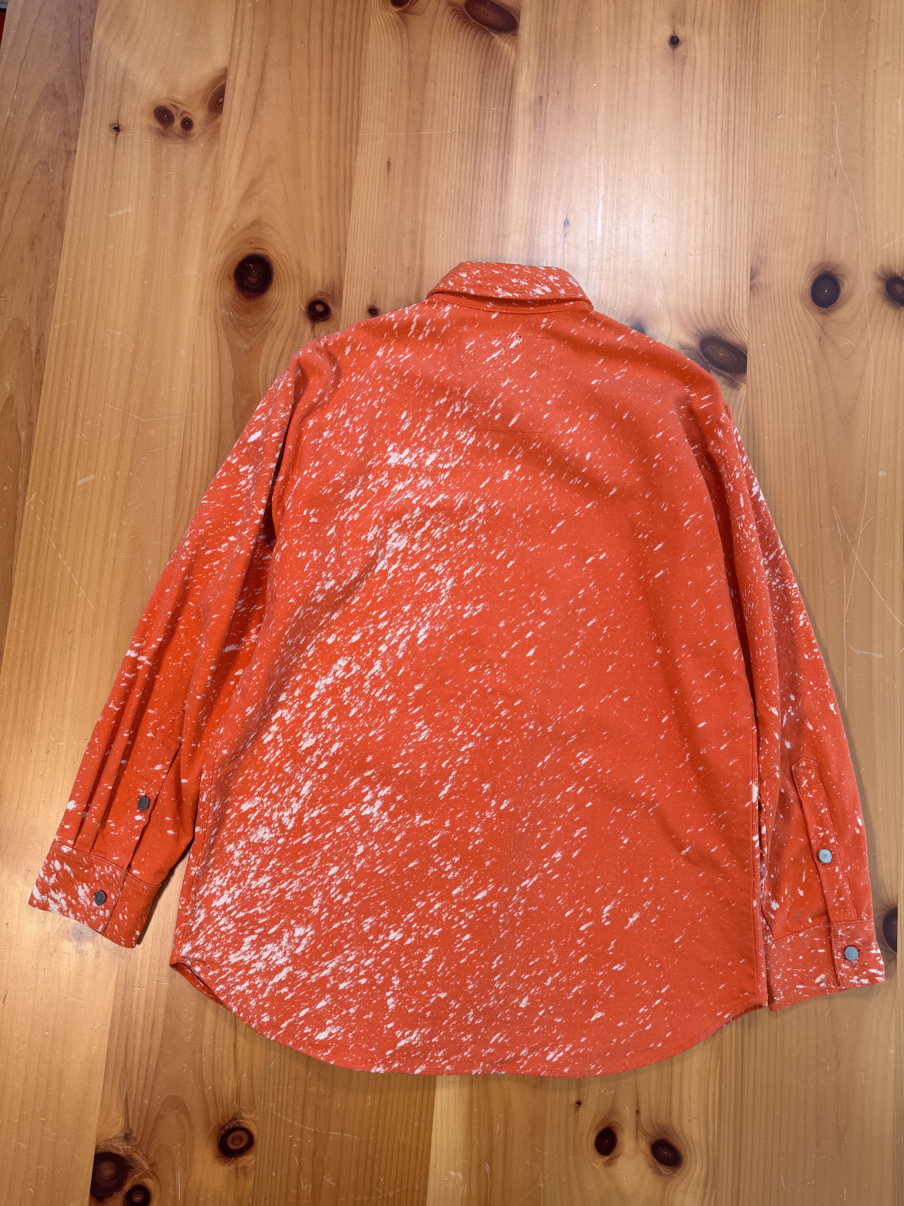 Sterling Ruby Sterling Ruby x Raf Simons RARE Bleached Splatter soto Shirt Size US L / EU 52-54 / 3 - 9 Thumbnail
