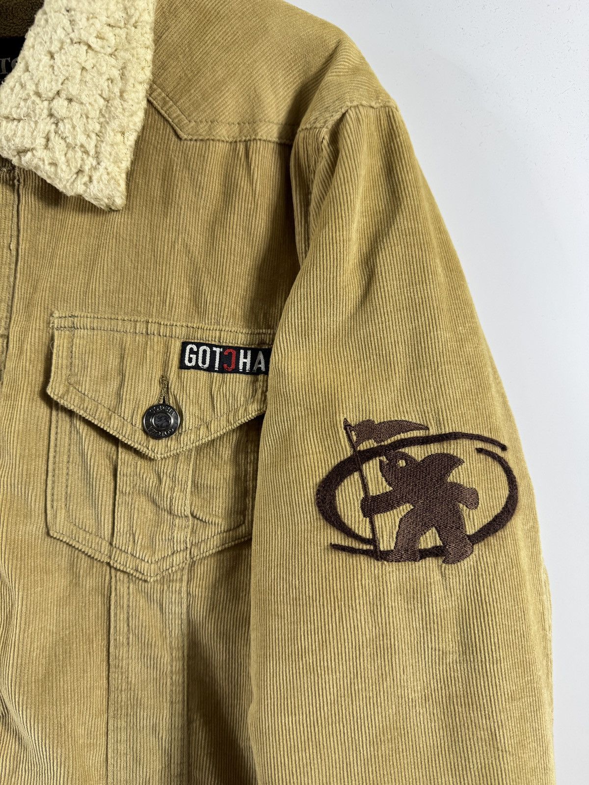 Gotcha × Japanese Brand 🔥 GOTCHA SURFING JAPAN CORDUROY TRUCKER JACKET - M Size US S / EU 44-46 / 1 - 5 Thumbnail