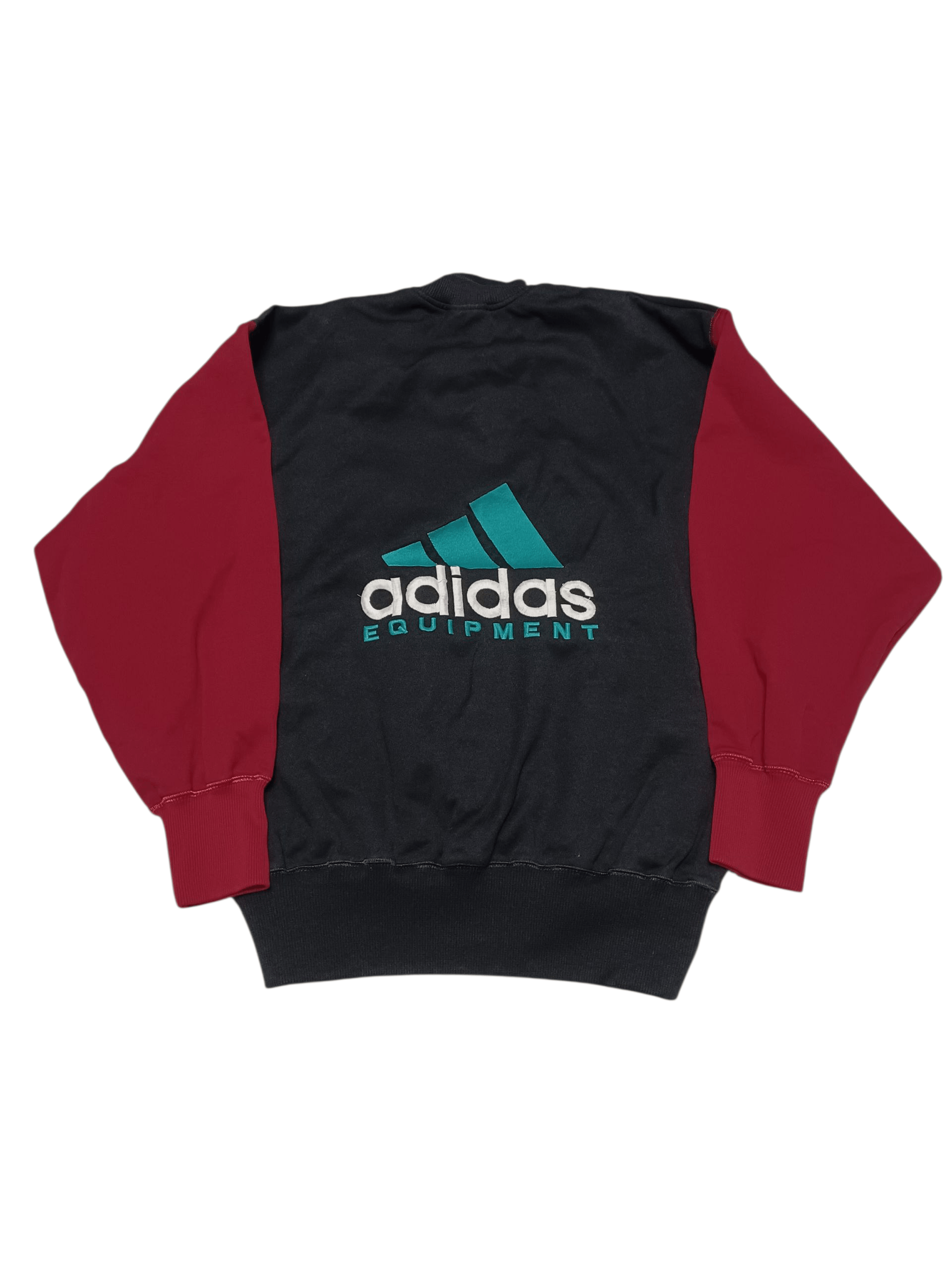 Adidas ADIDAS EQUIPMENT VINTAGE 90S BIG LOGO 1/3 SWEATSHIRT Size US L / EU 52-54 / 3 - 4 Thumbnail
