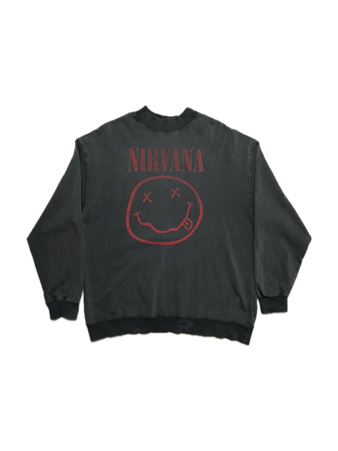 Nirvana Vintage Nirvana Washed Oversized Sweatshirt Size US M / EU 48-50 / 2 - 1 Thumbnail