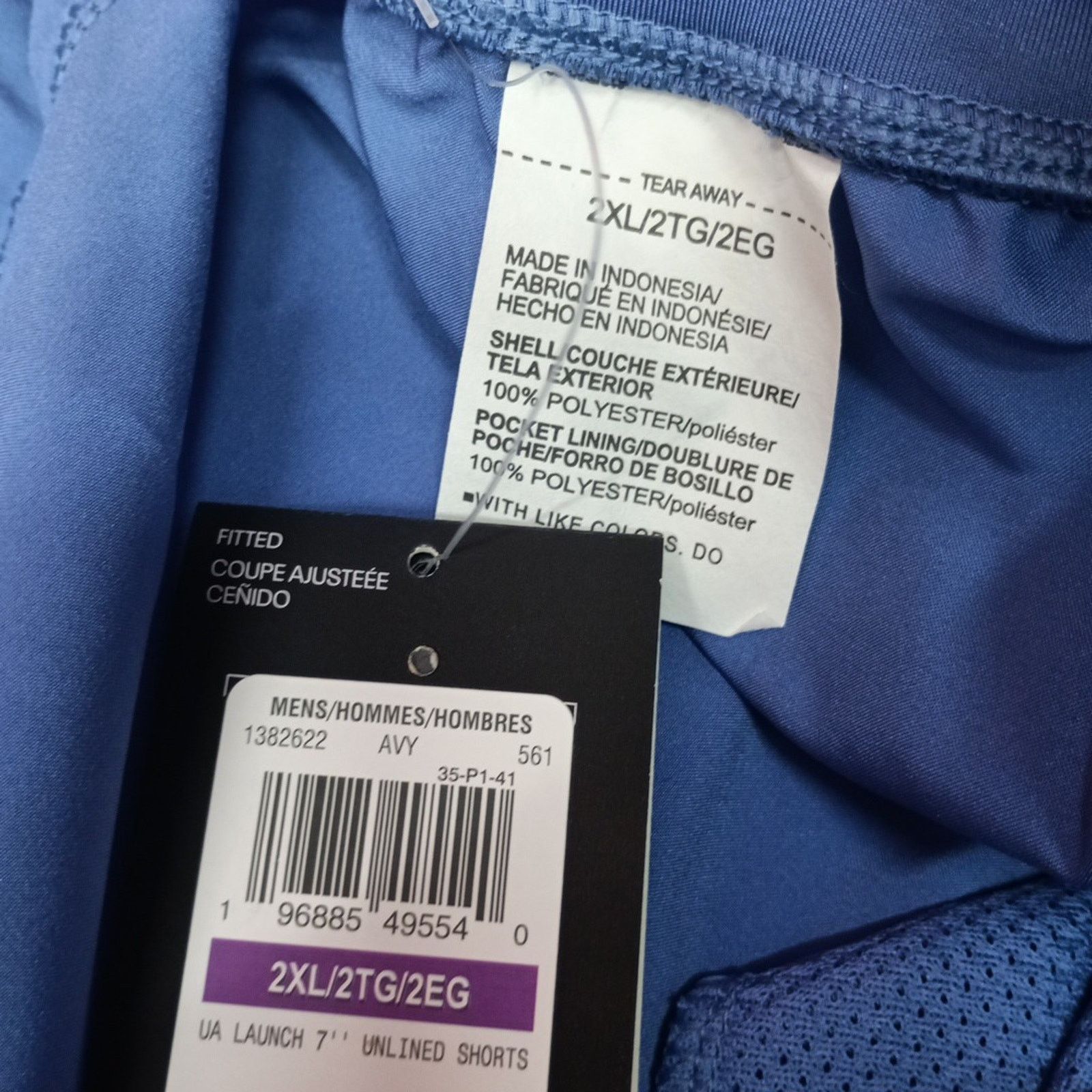 Under Armour Under Armour UA Launch 7” Unlined Shorts Men's Size 2XL Blue Size US 40 / EU 56 - 5 Thumbnail