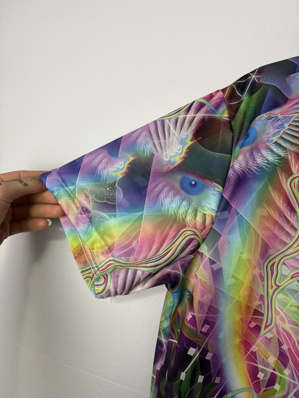 Other Custom 1of1 DMT Psychedelic Religious Jesus Tee Angles 🌈 Size US XXL / EU 58 / 5 - 4 Thumbnail