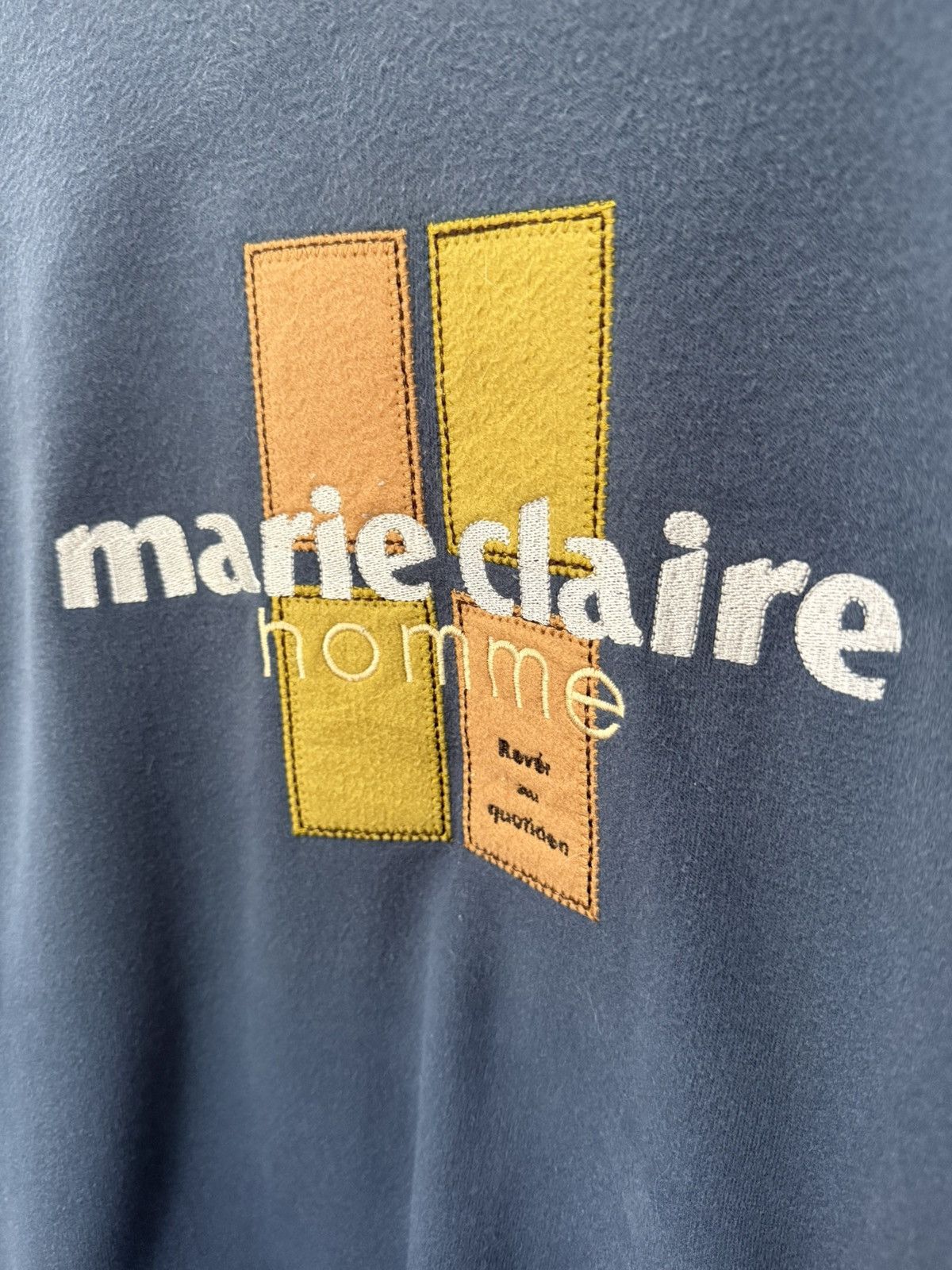 Japanese Brand ⚡️ MARIE CLAIRE HOMME ROUNDNECK SWEATSHIRT - L Size US M / EU 48-50 / 2 - 5 Thumbnail