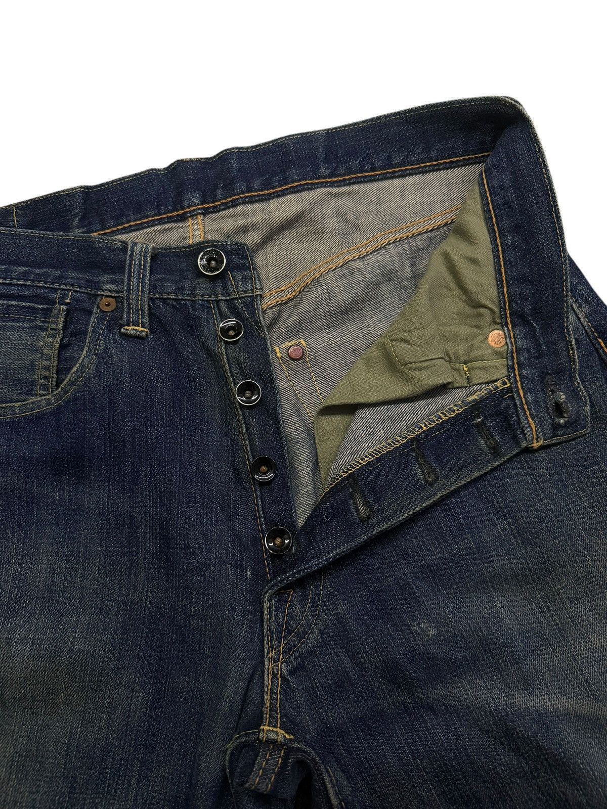 The Real McCoy's Vintage 00s Joe McCoys & Co Lot 901 Selvedge Denim Japan W31 Size US 31 - 12 Thumbnail