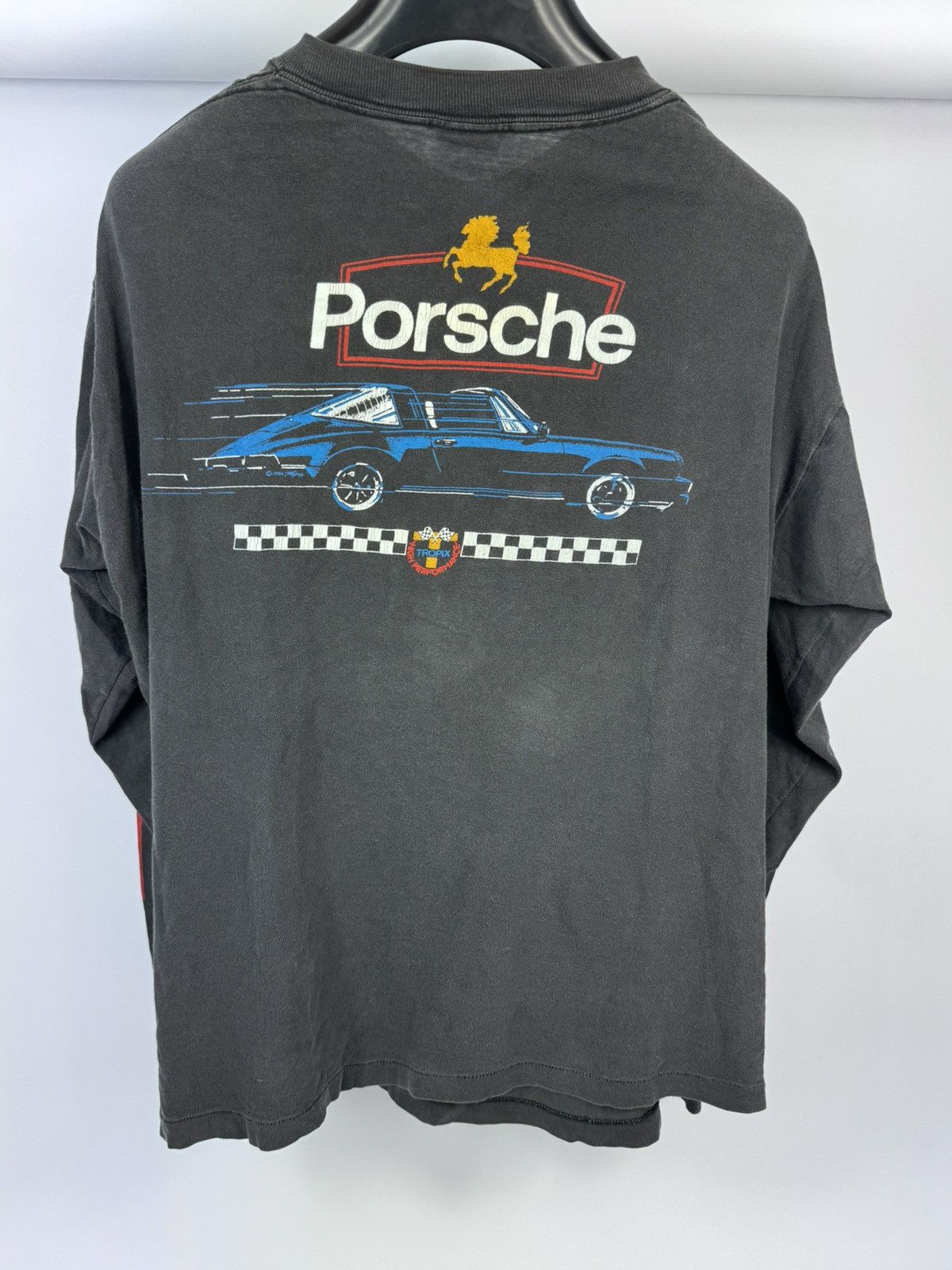 Vintage PORCHE VINTAGE T-SHIRT Size US M / EU 48-50 / 2 - 2 Thumbnail