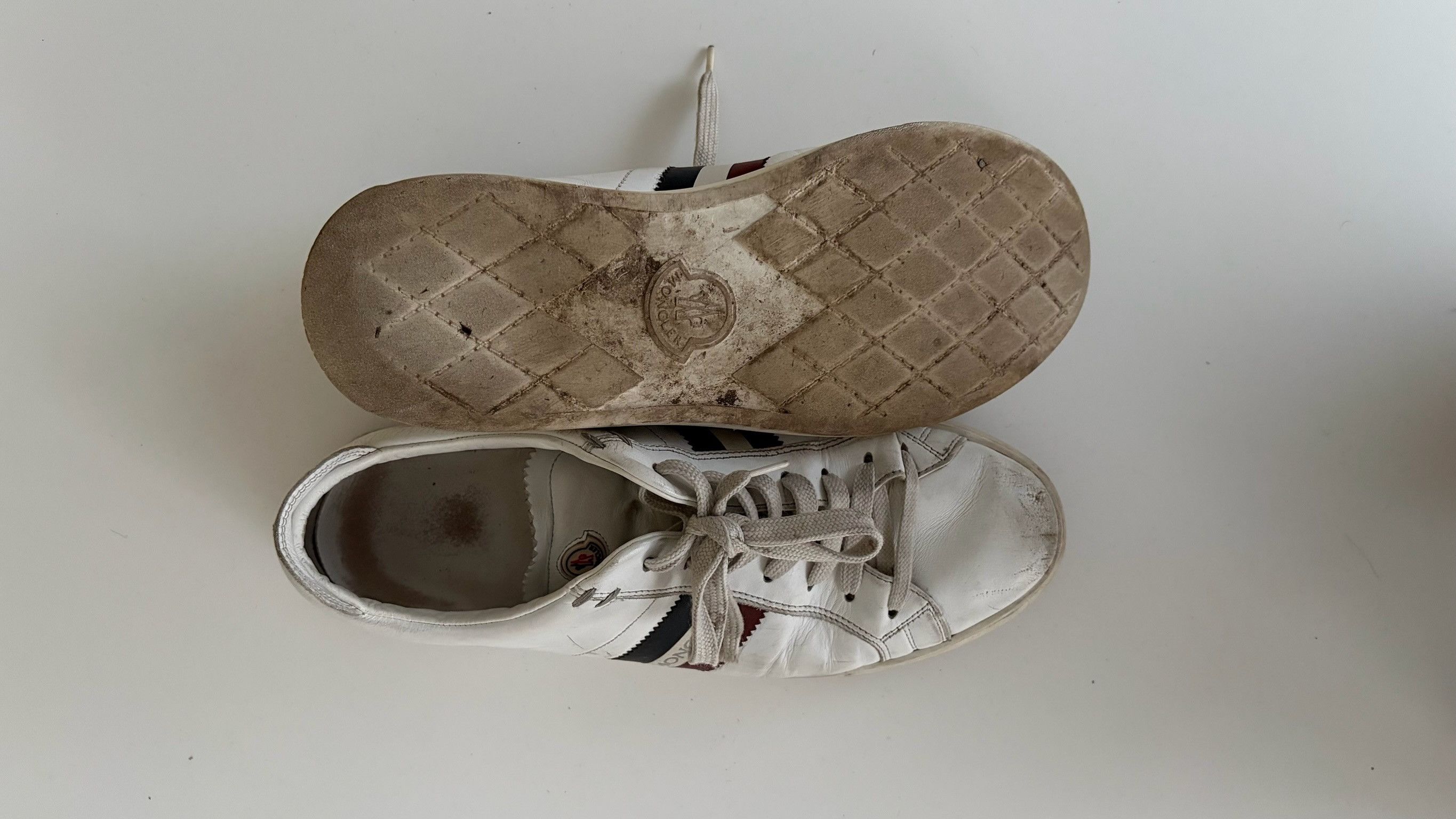 Moncler Moncler Distressed Sneakers Size US 10 / EU 43 - 4 Thumbnail