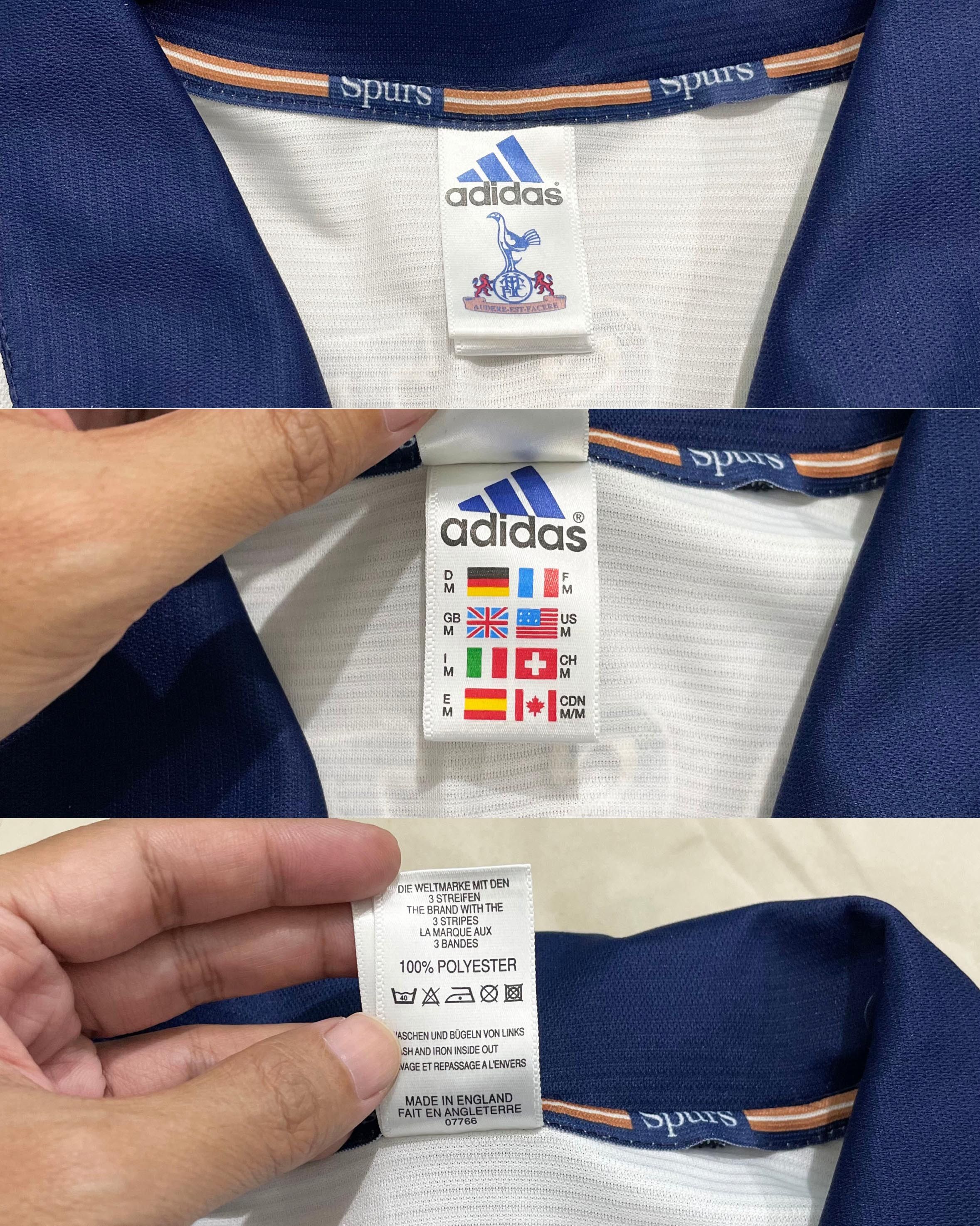 Adidas Tottenham Hotspur Home Kit 1999 2000 2001 Size US M / EU 48-50 / 2 - 9 Thumbnail