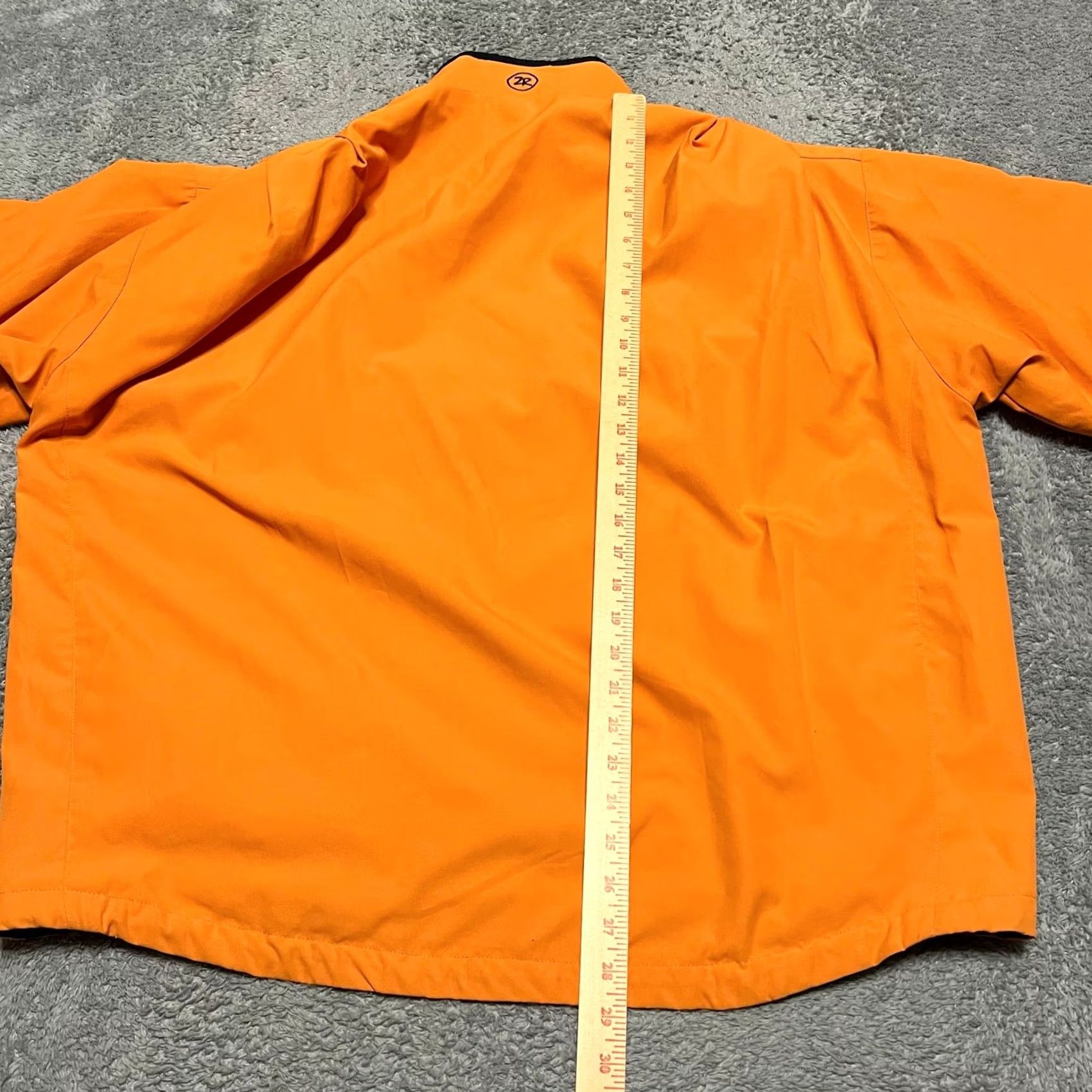 Vintage Zero Restriction Jacket Mens XL Pullover Reversible Windbreaker Golf Navy Orange Rain Wind Coat Orange XL Mens Size US XL / EU 56 / 4 - 7 Thumbnail