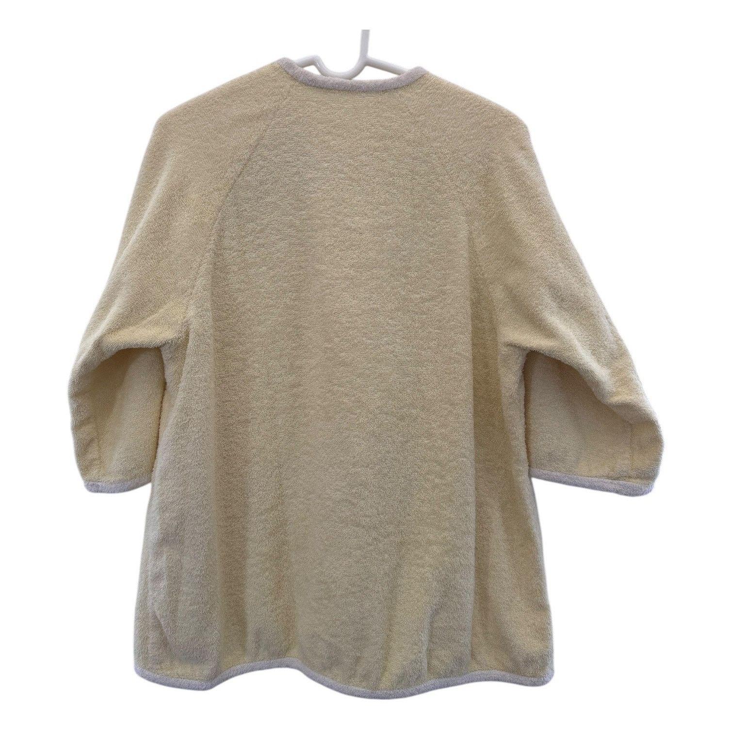 Vintage Vtg Terrycloth robe jacket double breasted beach pool yellow Size M / US 6-8 / IT 42-44 - 3 Thumbnail