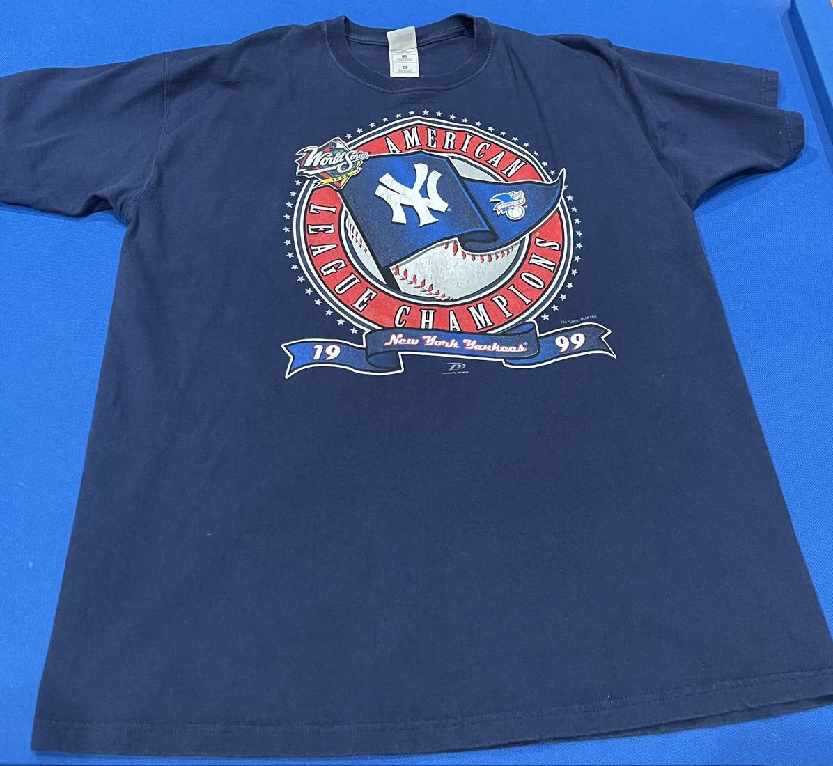 Fruit Of The Loom × MLB × Pro Player New York Yankees Tee Shirt Size US XL / EU 56 / 4 - 1 Thumbnail