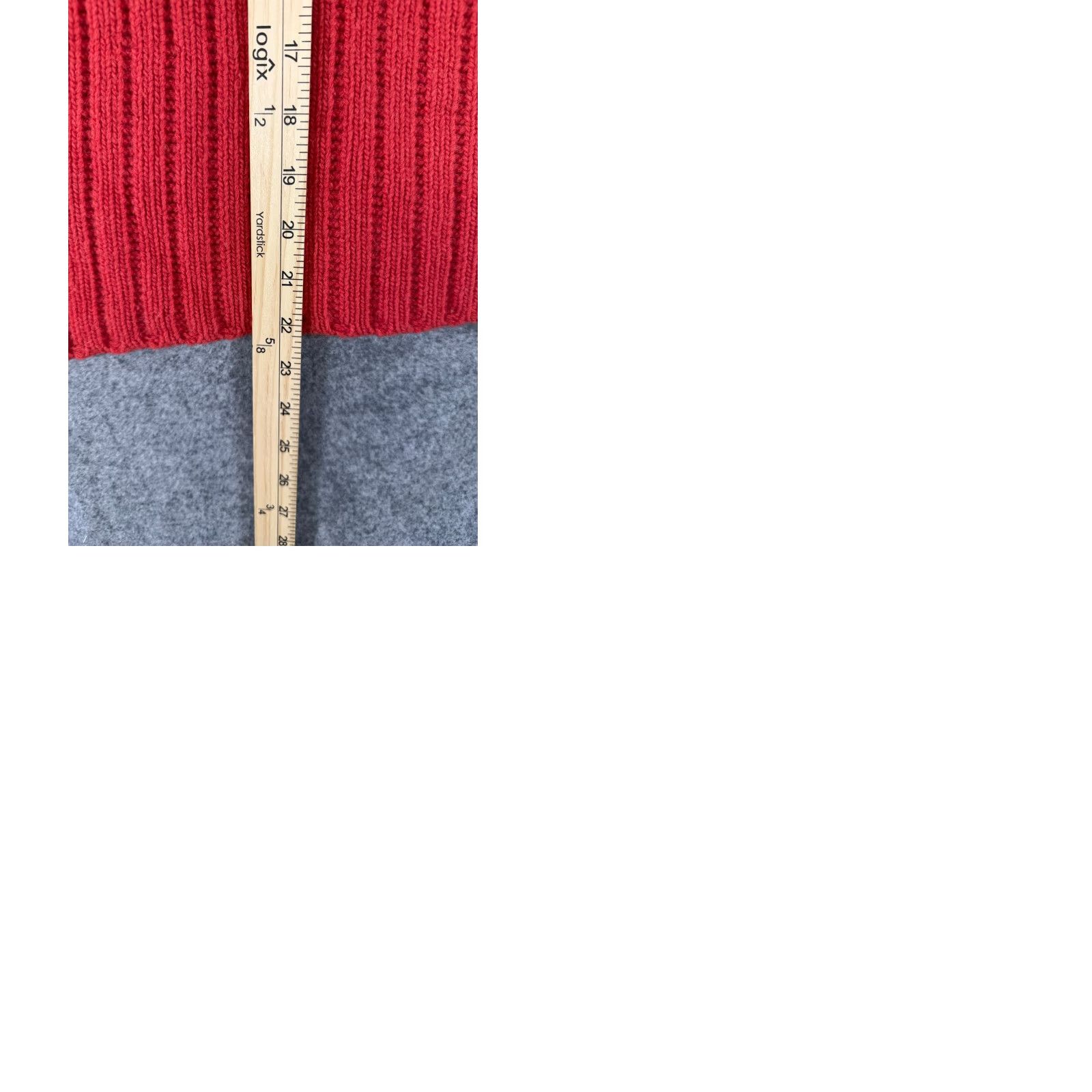 Boden Boden Sweater Womens M Red Raglan Sleeve Ribbed Knit Tie Neck Pom Pom Vintage Sweater Pullover Winter Womens M Red Raglan Sleeve Size M / US 6-8 / IT 42-44 - 9 Thumbnail