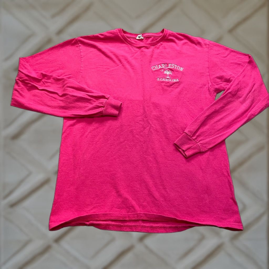 Delta Delta Pro Weight Shirt Mens T-Shirt Regular Pink Cotton Polyester Logo Size US M / EU 48-50 / 2 - 1 Thumbnail