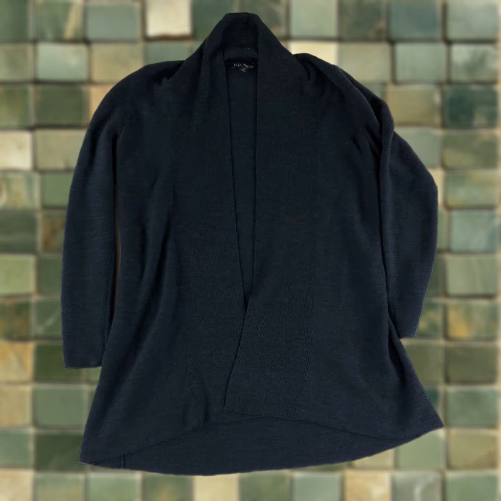 Eileen Fisher Eileen Fisher Cardigan Sweater 100% Merino Wool Blue Womens XS Size XS / US 0-2 / IT 36-38 - 1 Thumbnail