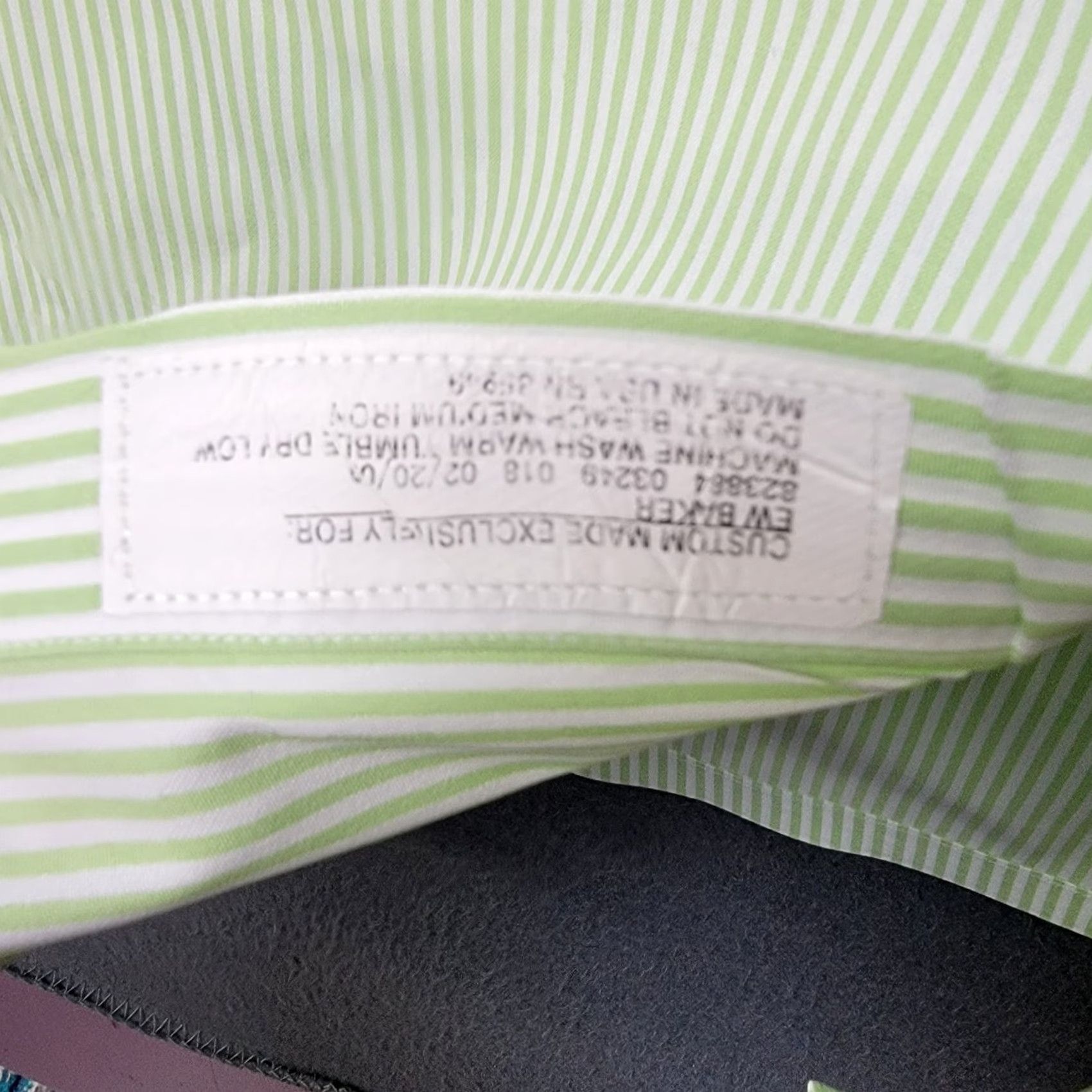 Vintage The Texas Clothier Custom Made Shirt 3XL Striped Long Sleeve Made In USA Mens Shirt Size US XXL / EU 58 / 5 - 3 Thumbnail