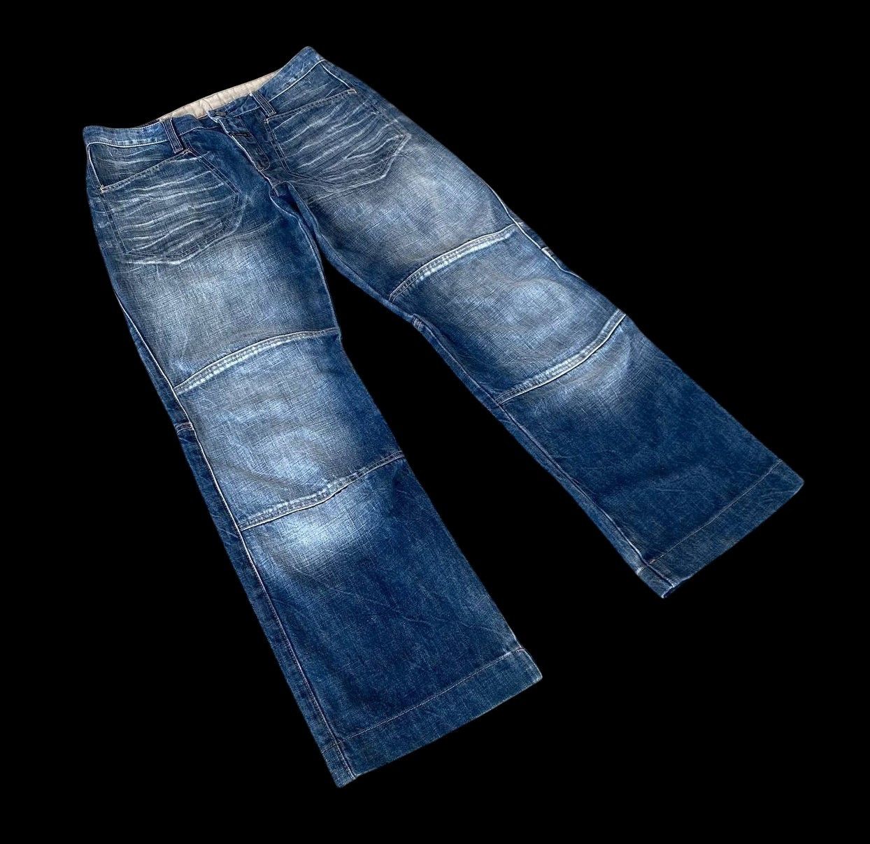 Marithe + Francois Girbaud Archival Marithé François Girbaud Panelled Technical Denim Size US 31 - 3 Thumbnail