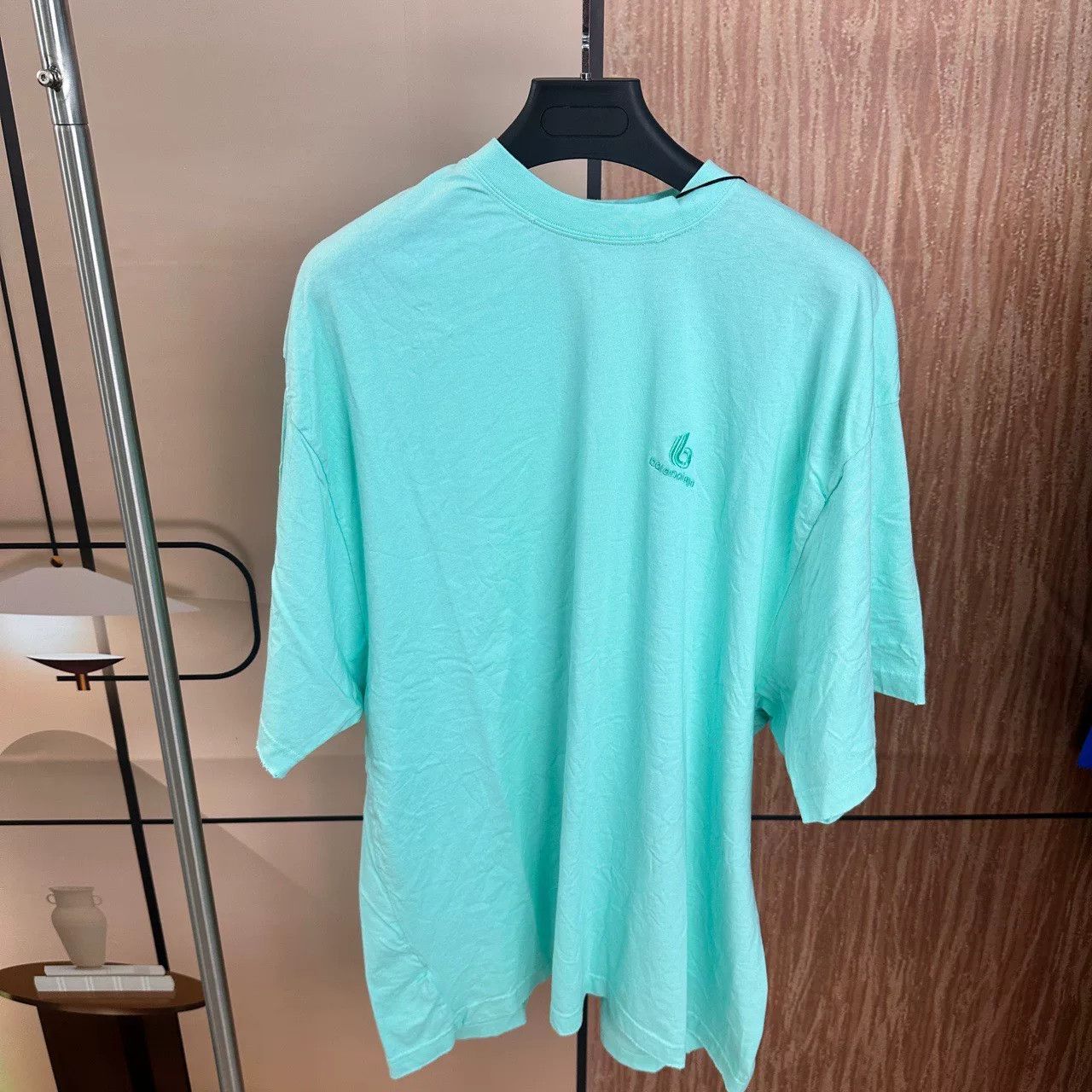 Balenciaga Balenciaga Mint Green Bieber Short Sleeve Size US S / EU 44-46 / 1 - 1 Thumbnail