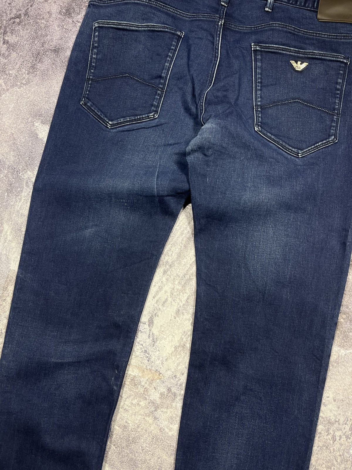 Armani Armani Jeans Metal Logo Jeans Denim Vintage Streetwear Y2K Size US 36 / EU 52 - 2 Thumbnail