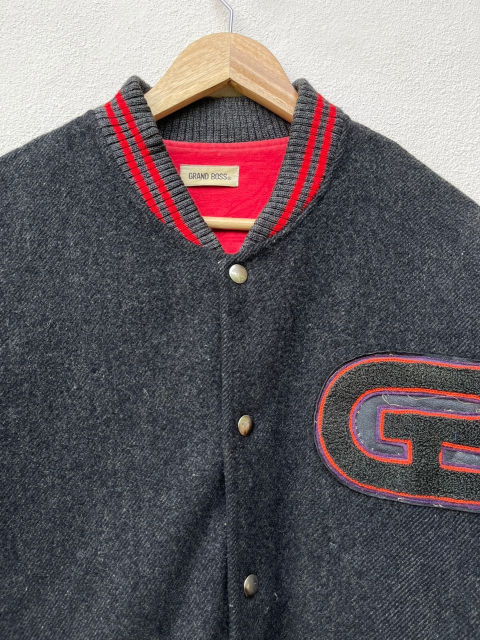 Grand Boss Wool Varsity Jacket